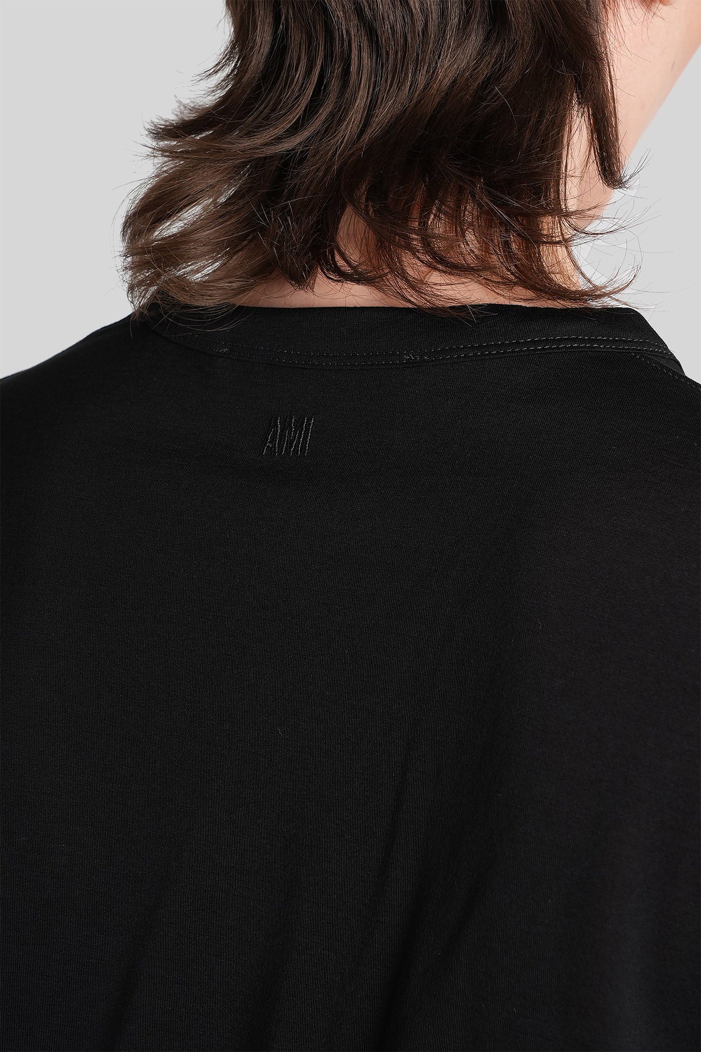 T-Shirt in black cotton - Image 5