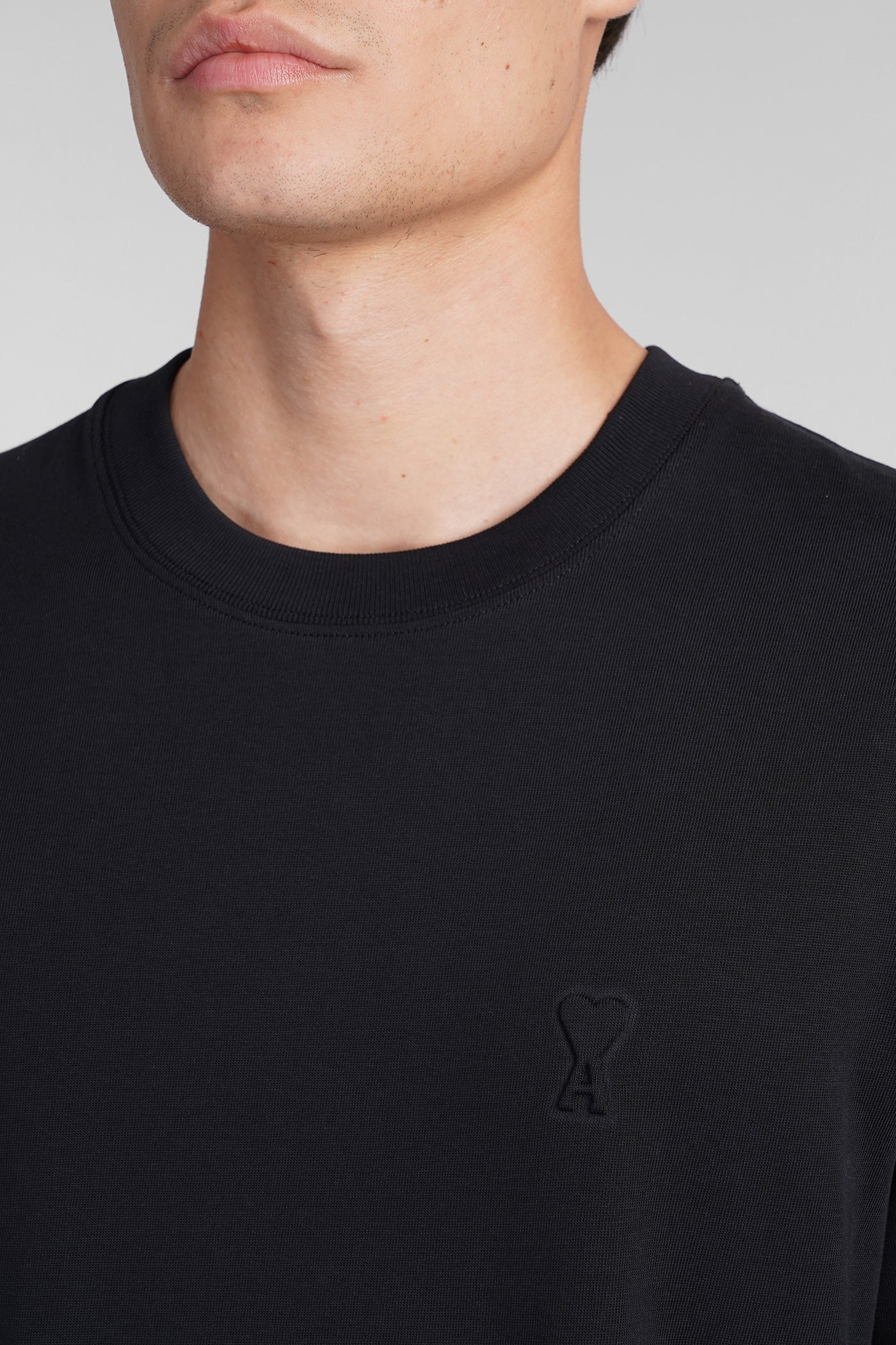 T-Shirt in black cotton - Image 5