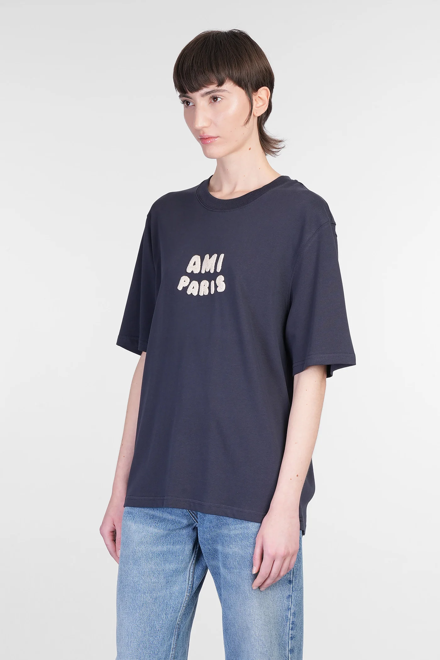 T-Shirt in blue cotton - Image 4