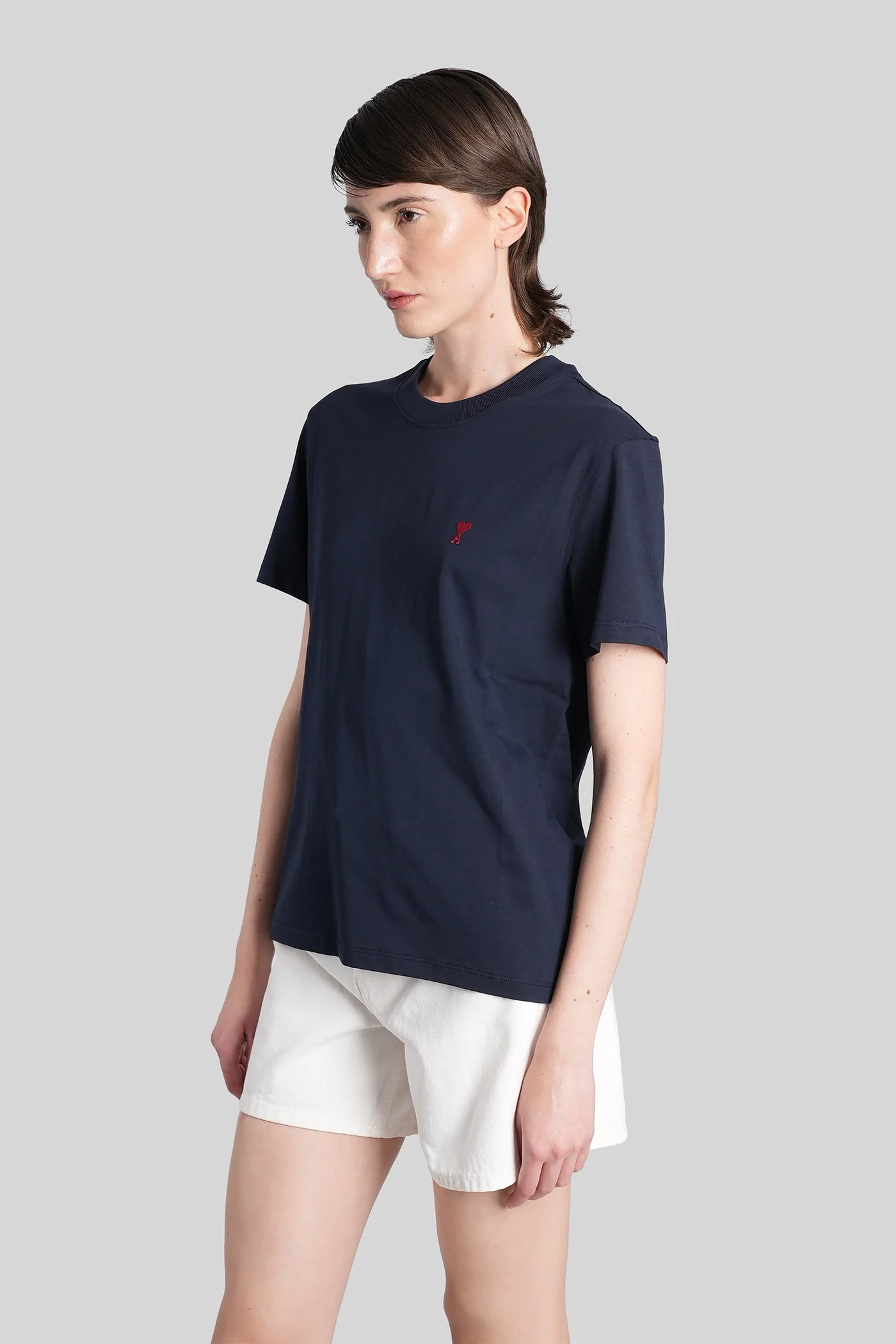 T-Shirt in blue cotton - Image 4