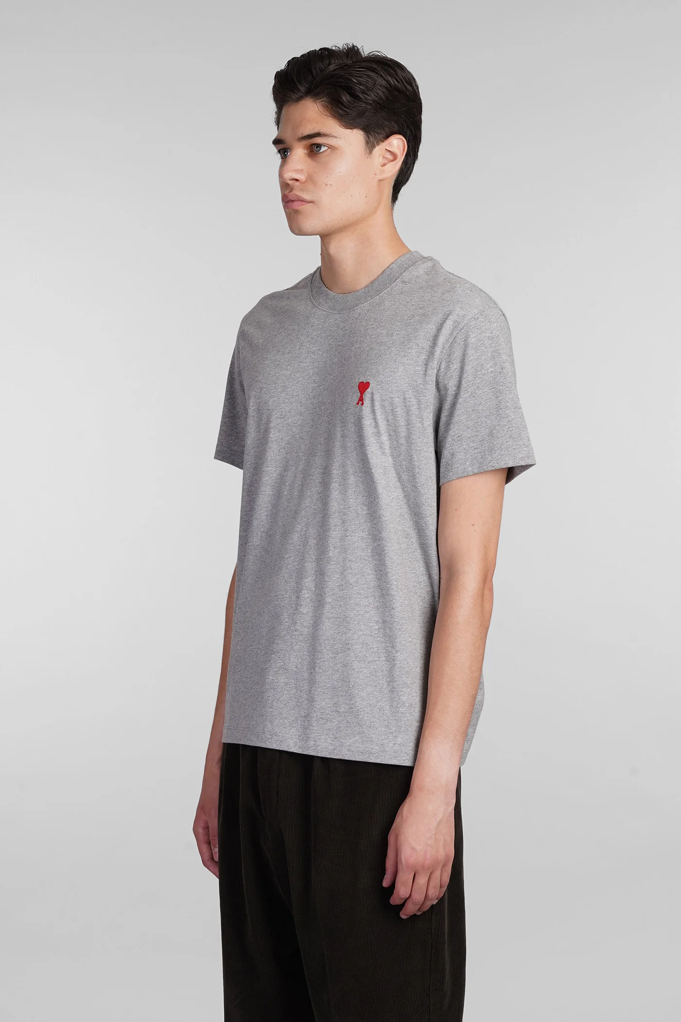 T-Shirt in grey cotton - Image 4