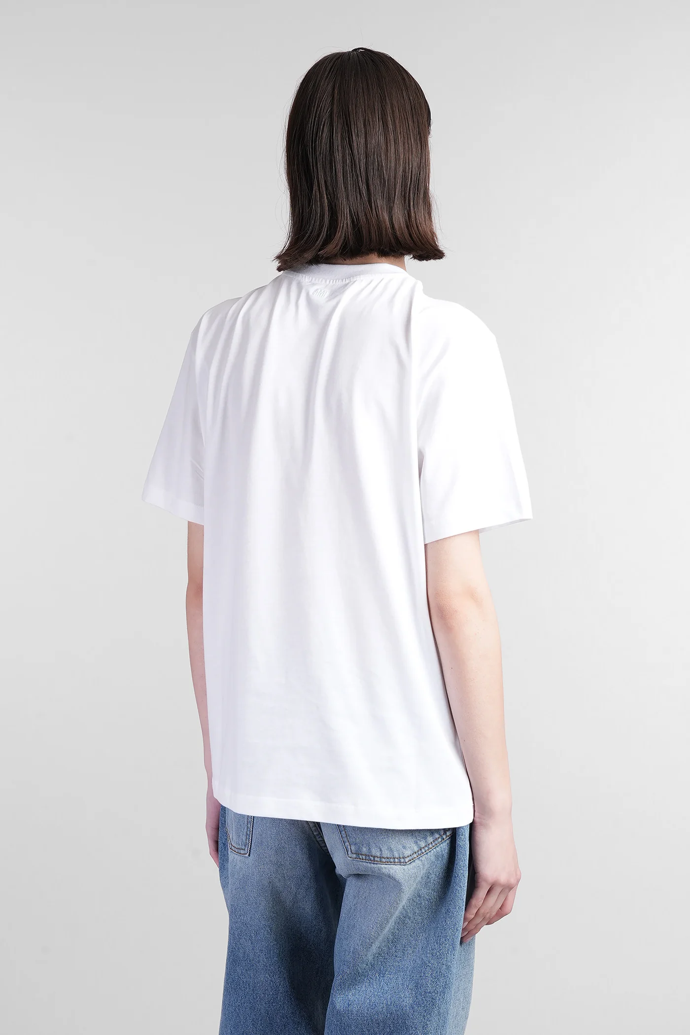 T-Shirt in white cotton - Image 3