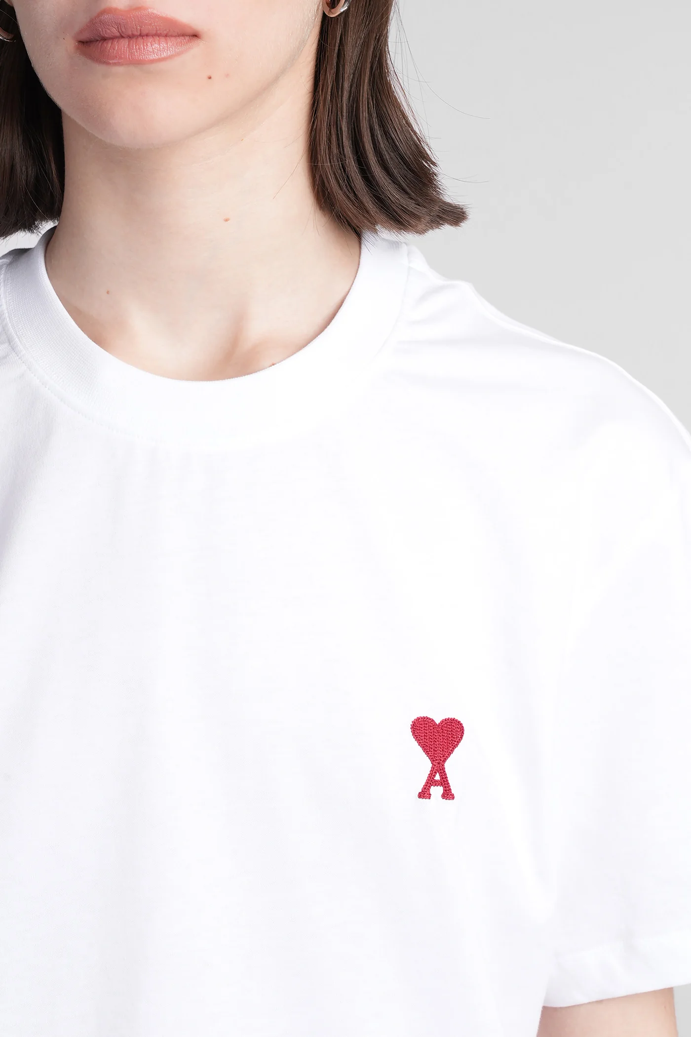 T-Shirt in white cotton - Image 5