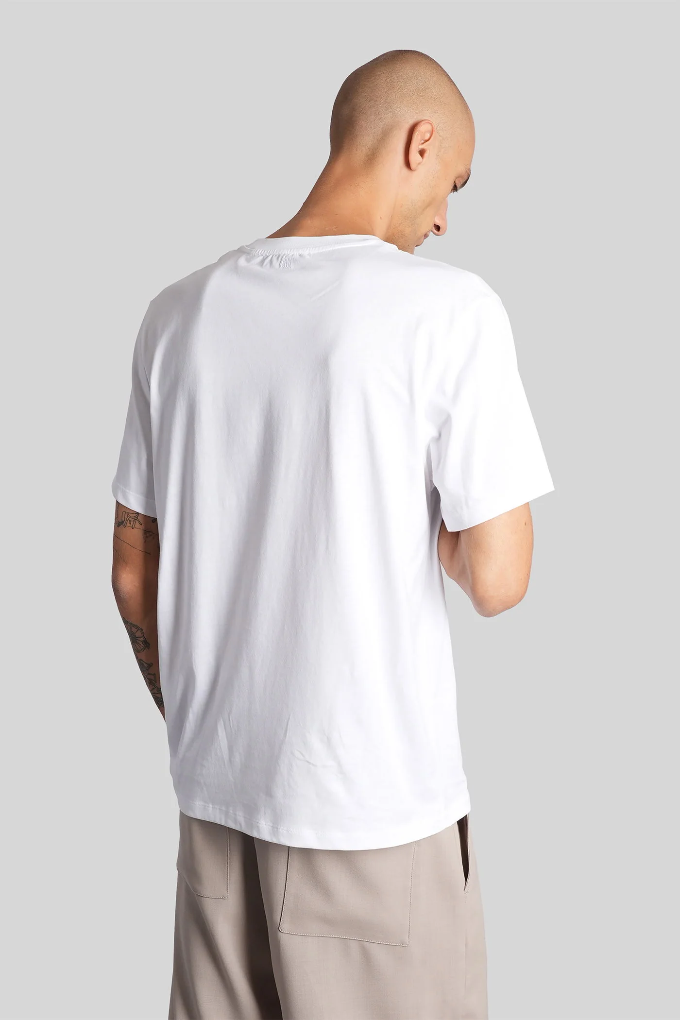 T-Shirt in white cotton - Image 3