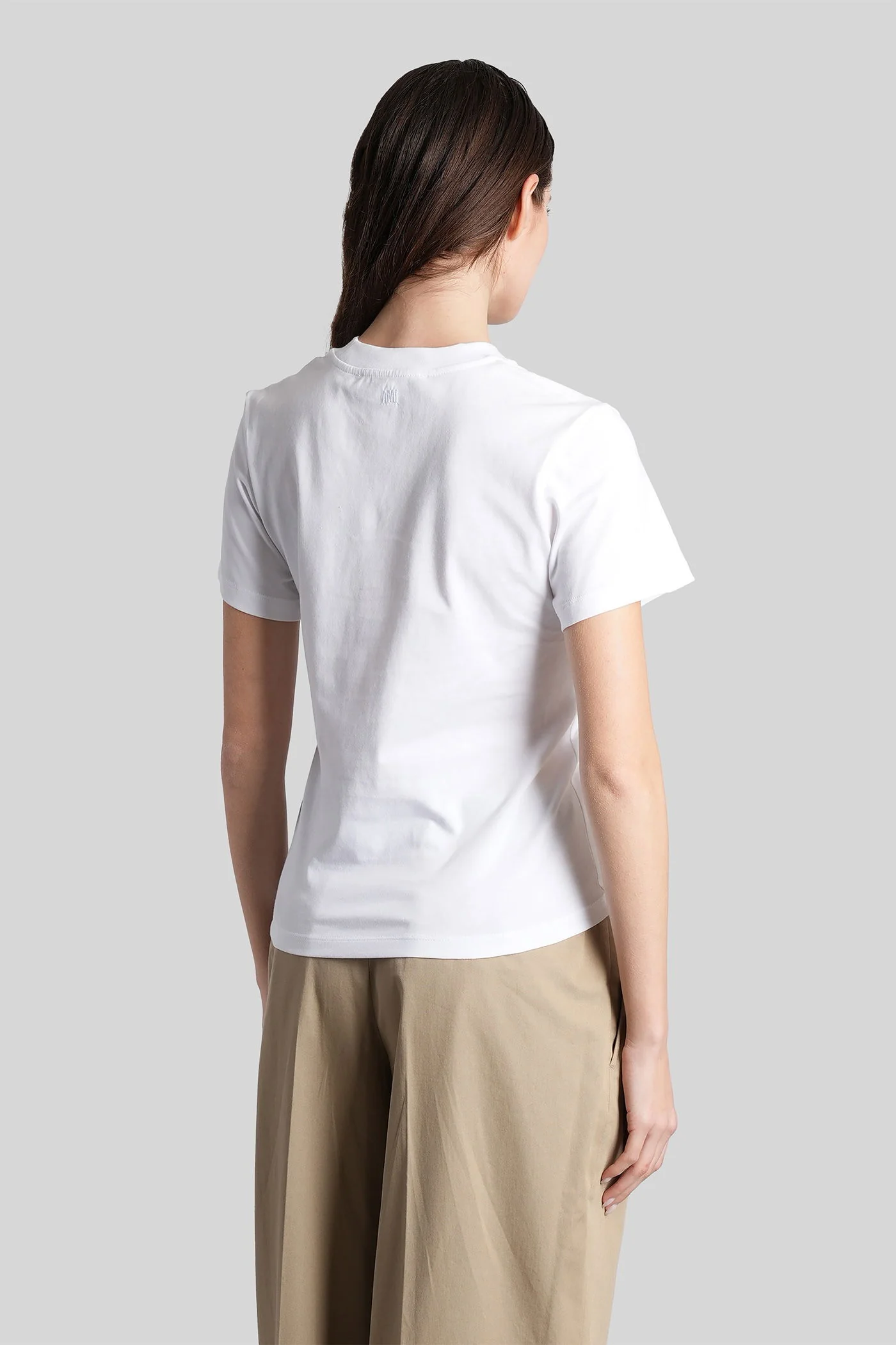 T-Shirt in white cotton - Image 3