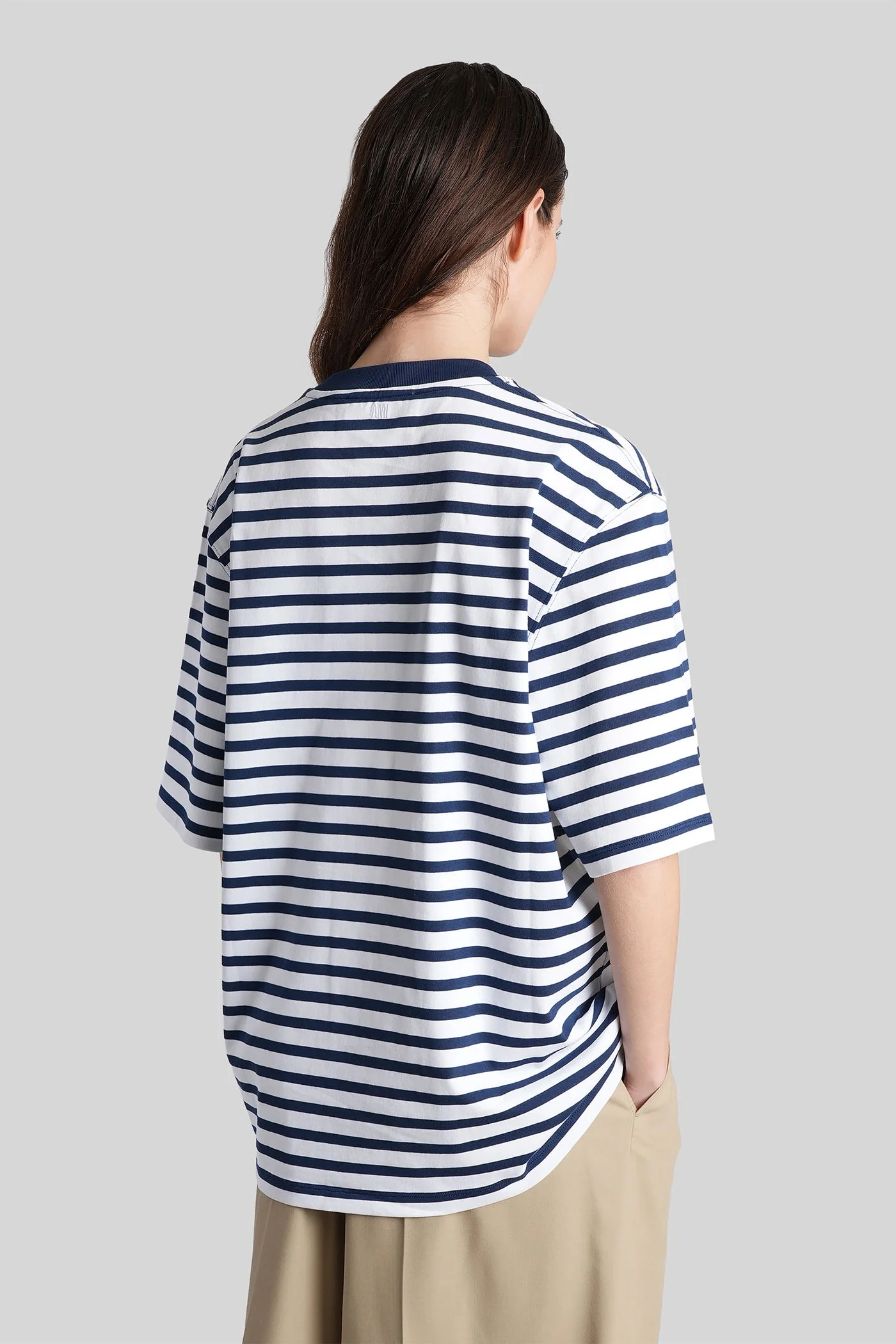 T-Shirt in white cotton - Image 3