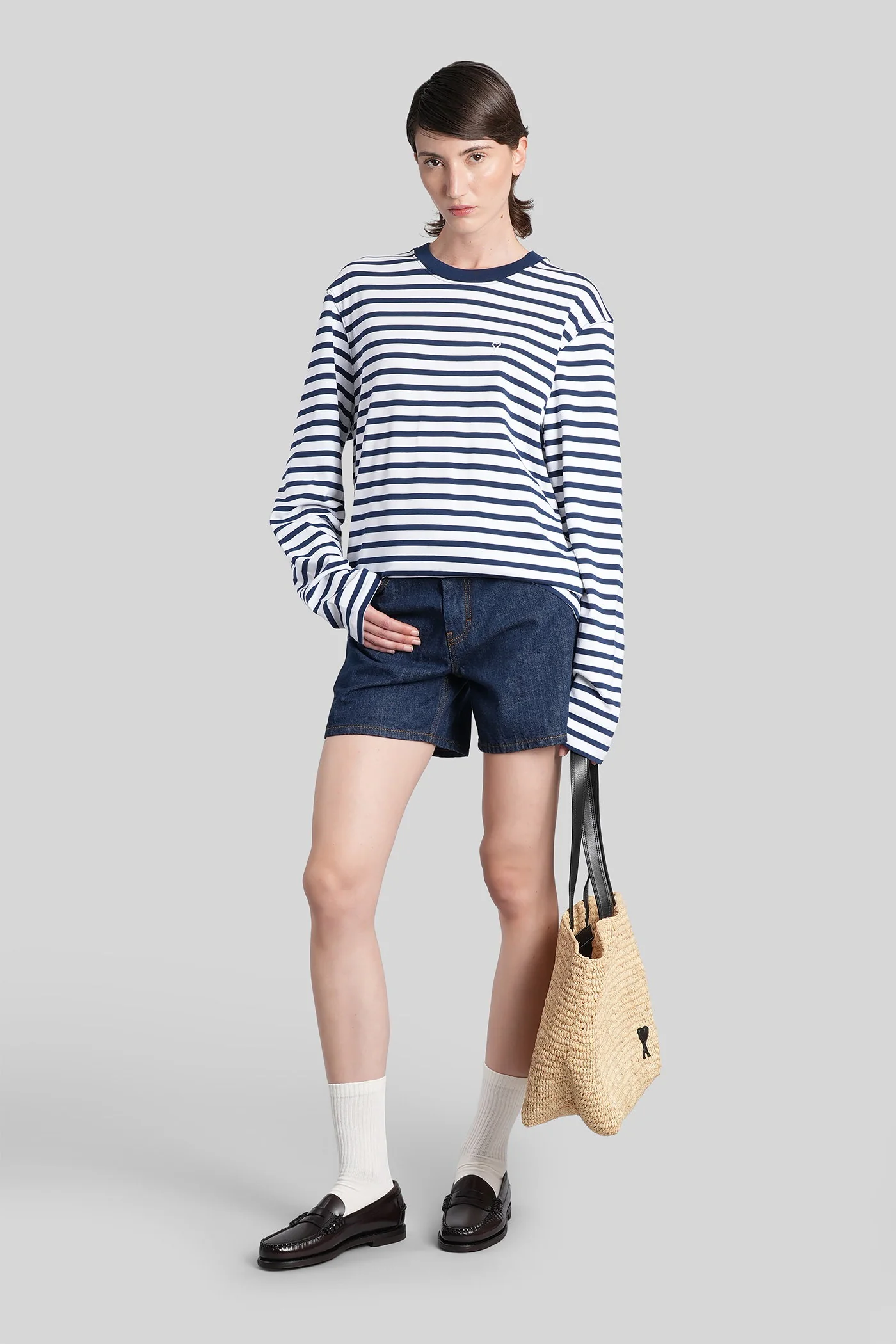 T-Shirt in white cotton - Image 2