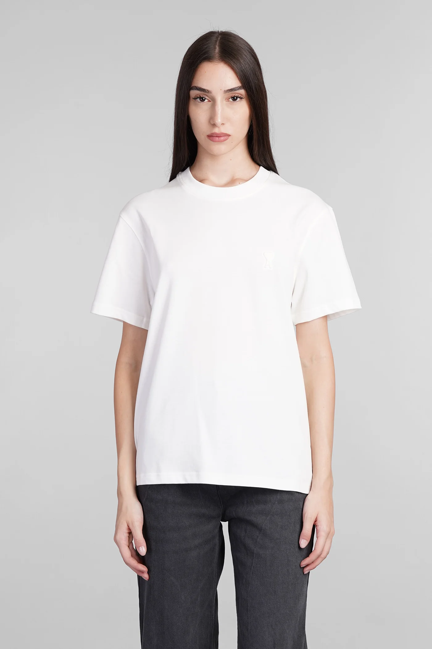T-Shirt in white cotton