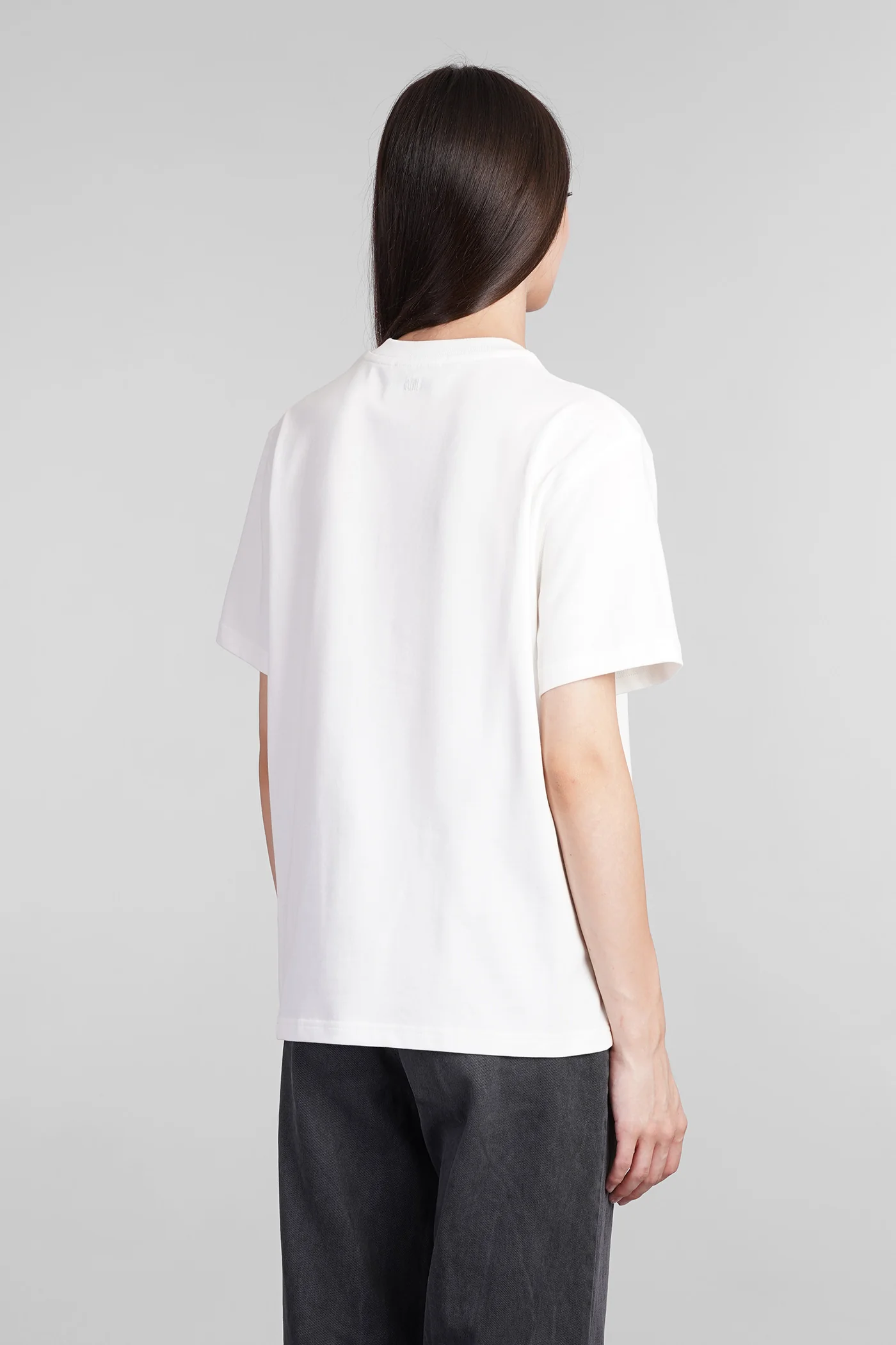 T-Shirt in white cotton - Image 3