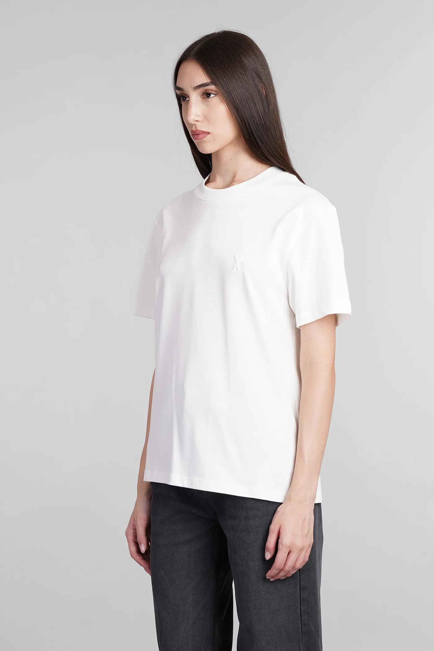 T-Shirt in white cotton - Image 4