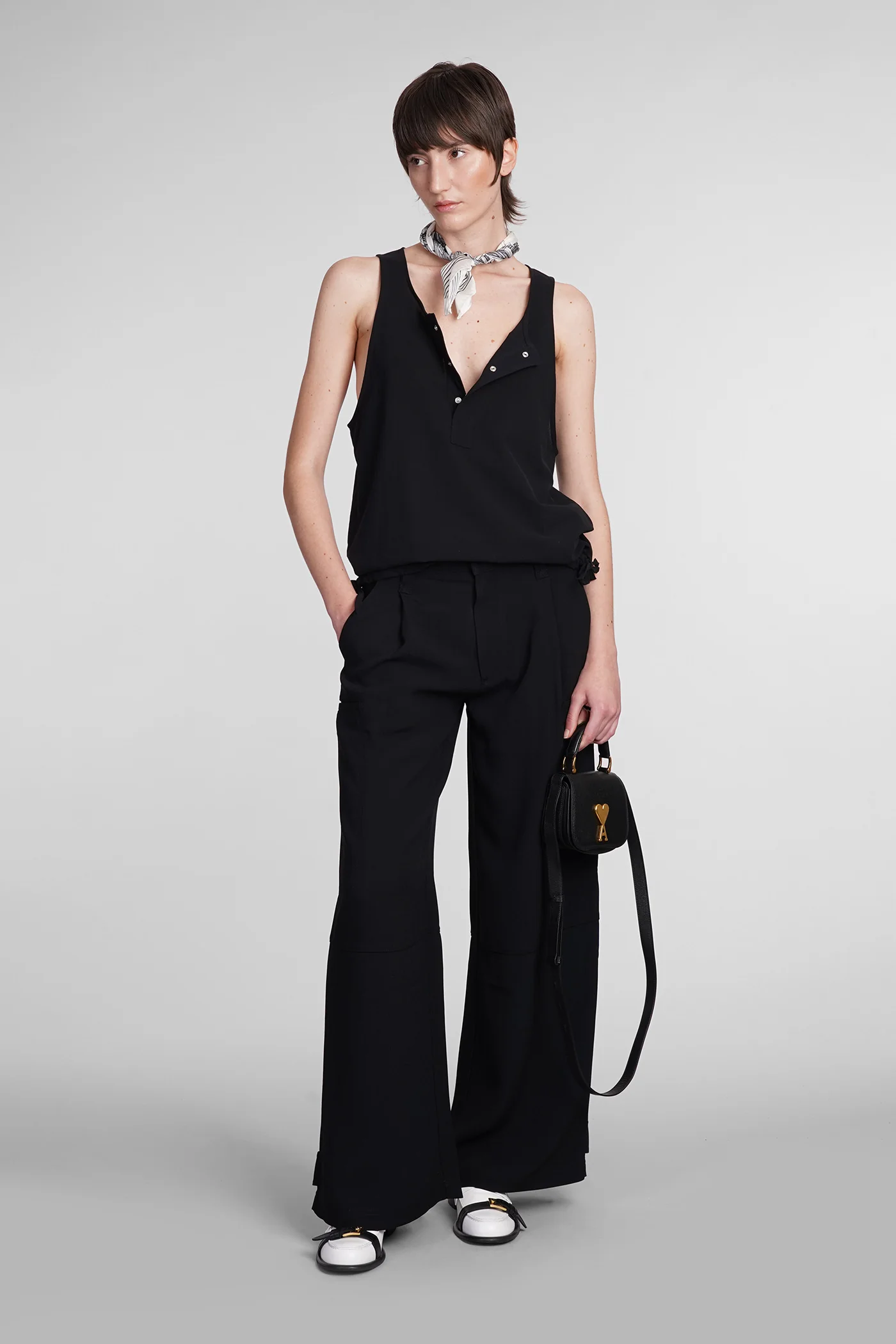 Topwear in black cotton - Image 2