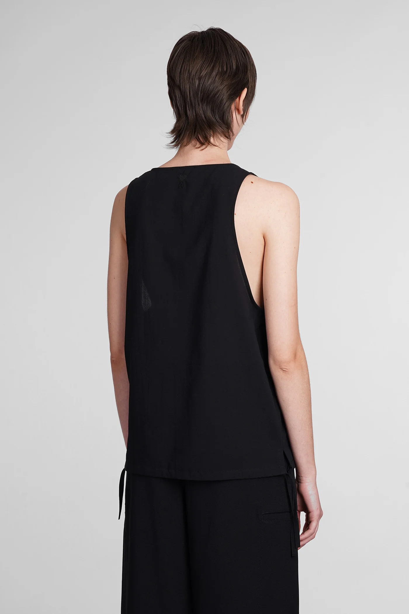 Topwear in black cotton - Image 3