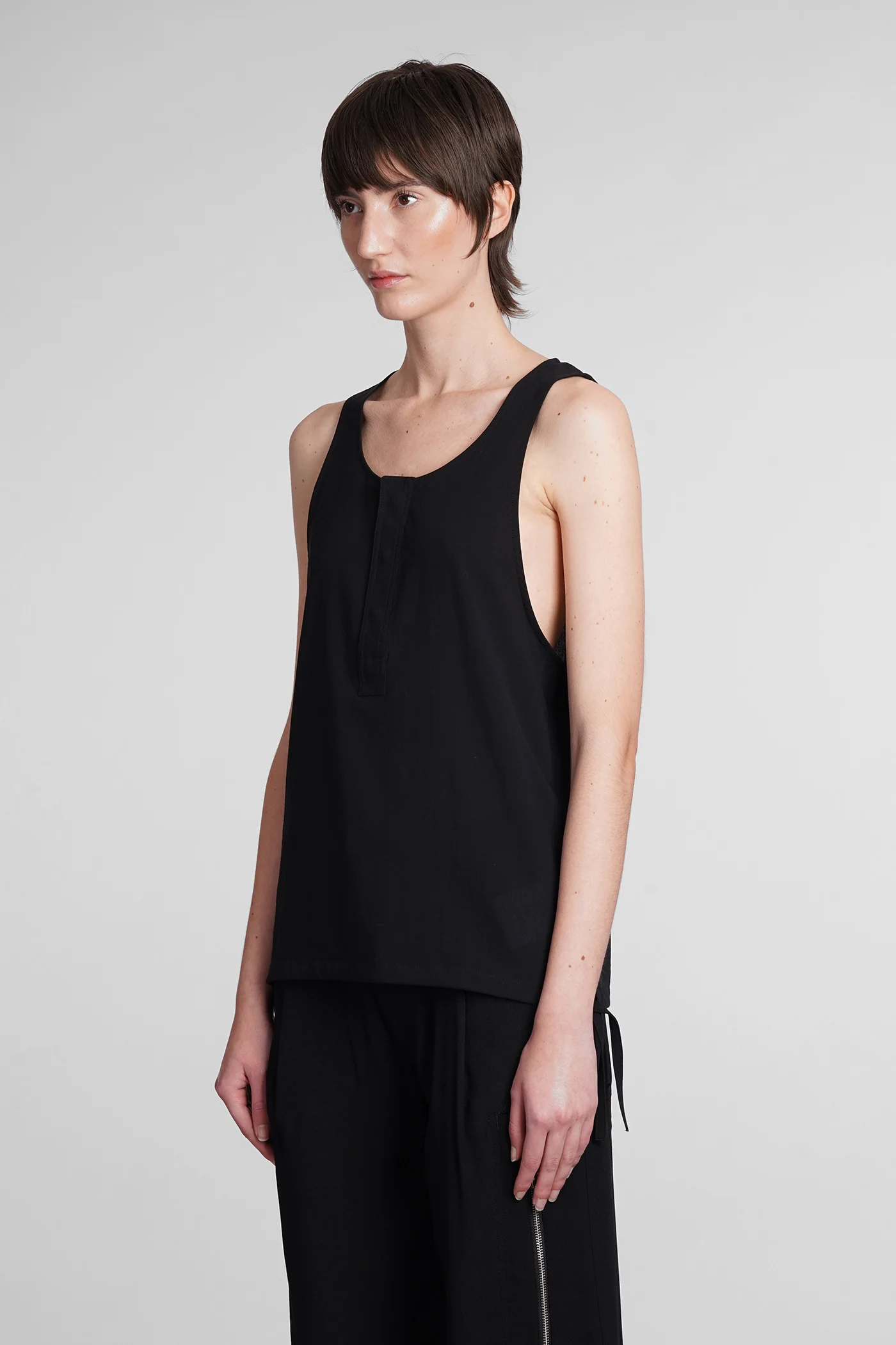 Topwear in black cotton - Image 4