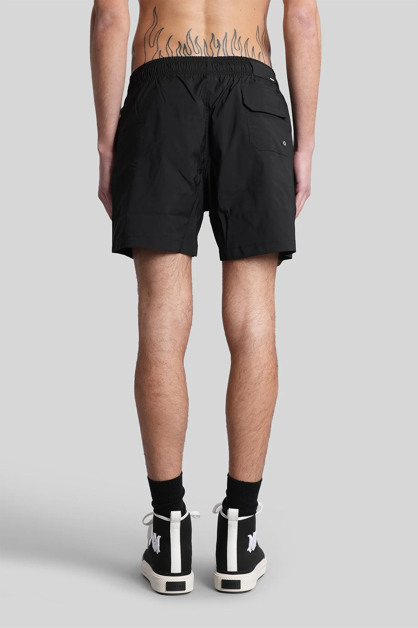 Beachwear in black polyester - Image 3