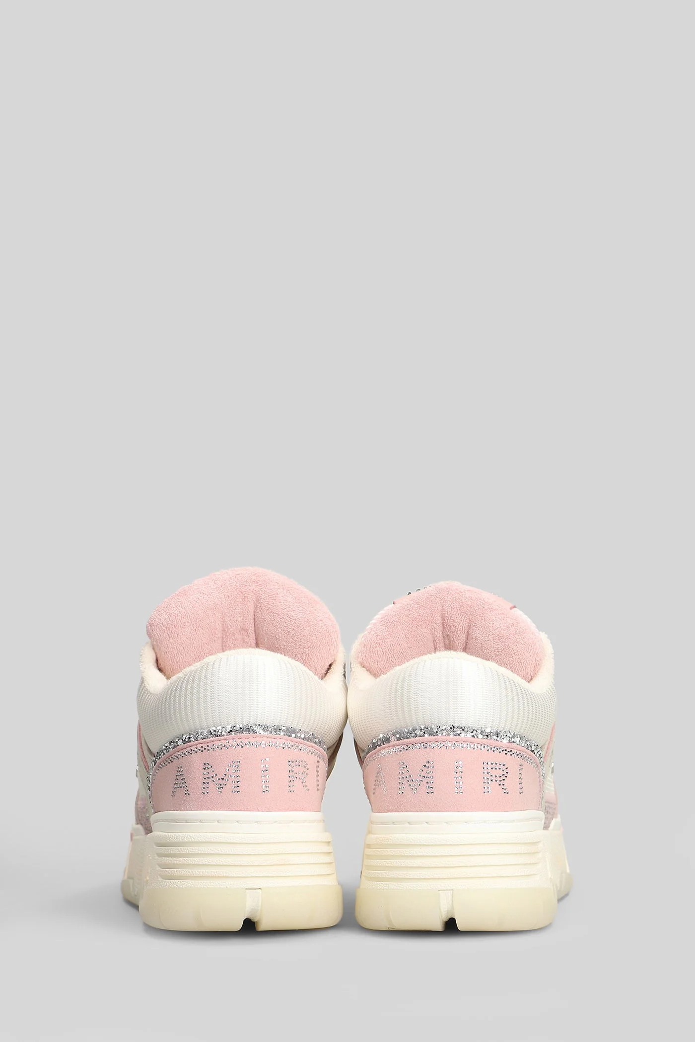 Crystal ma-1 Sneakers in beige leather - Image 4