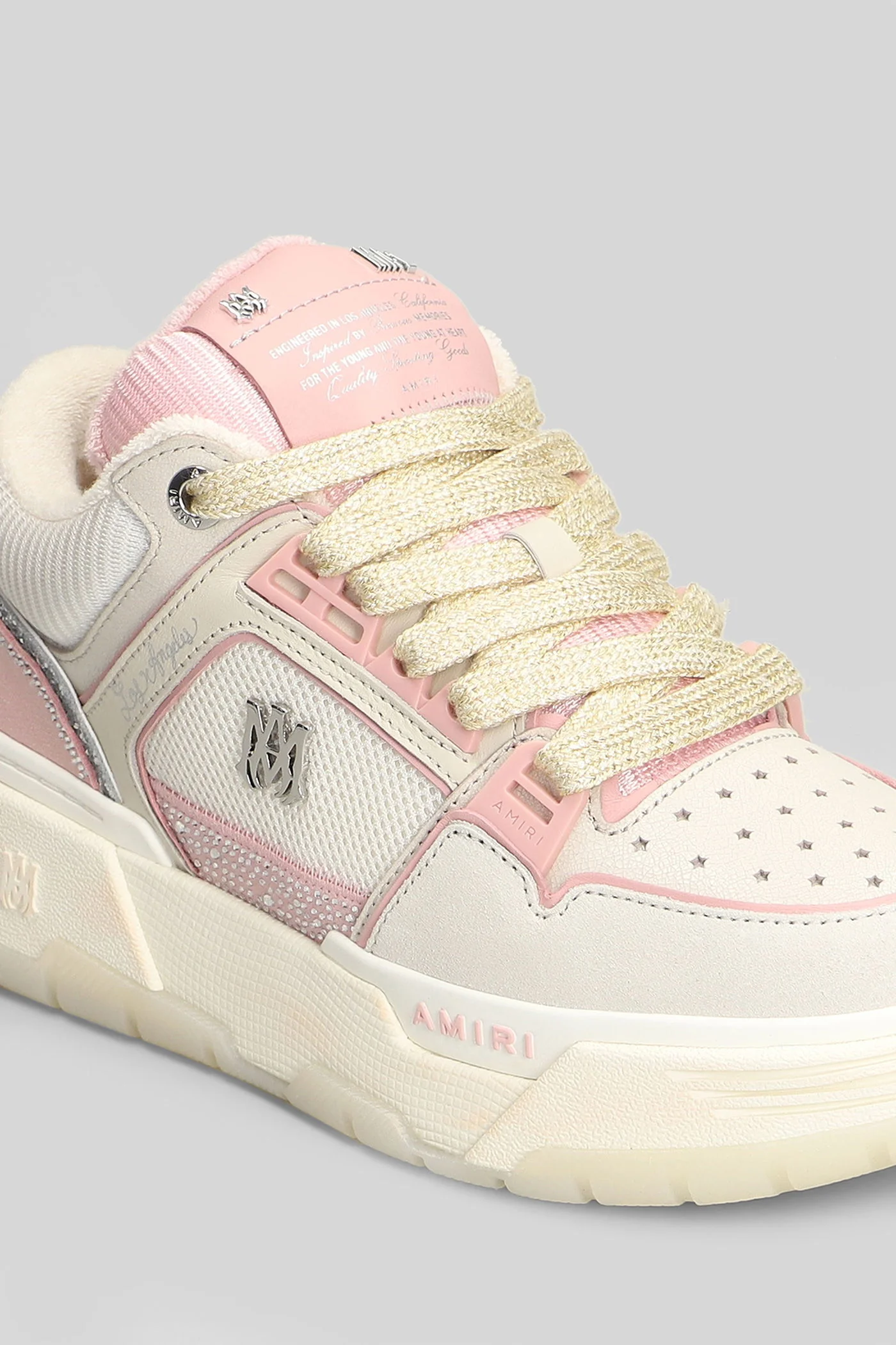 Crystal ma-1 Sneakers in beige leather - Image 5