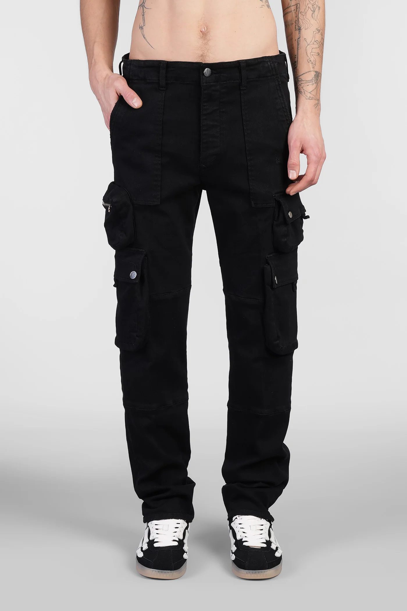 Jeans in black denim
