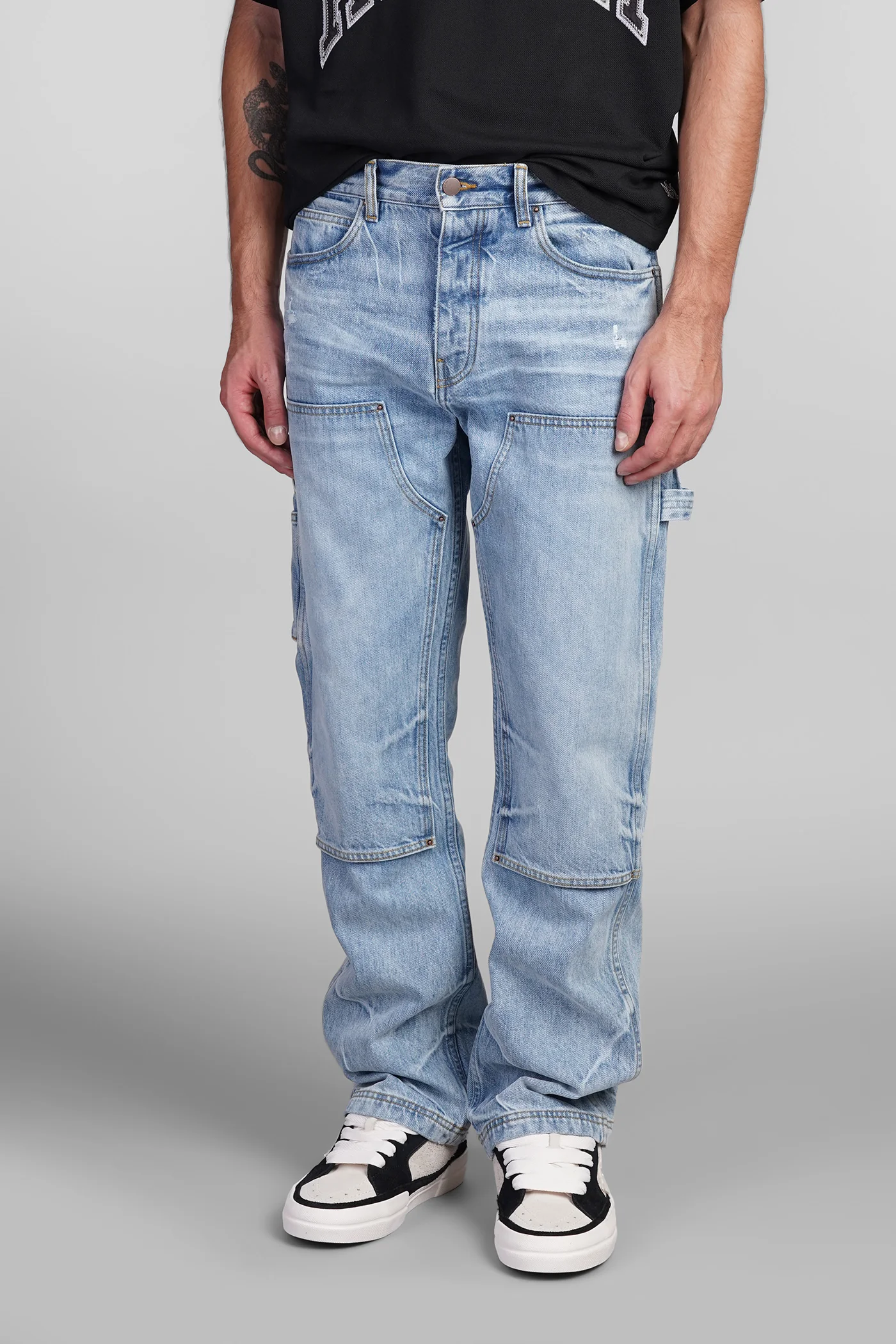 Jeans in blue cotton