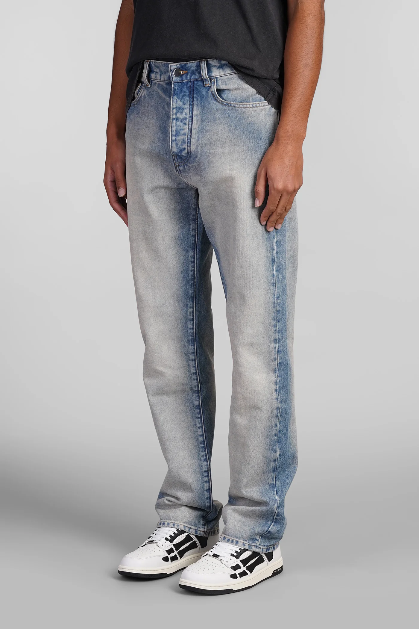 Jeans in blue cotton - Image 4