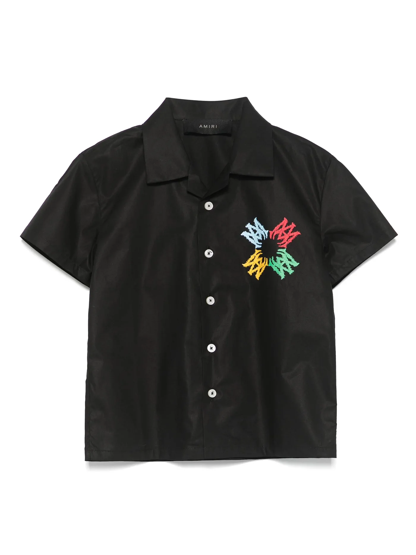 Shirt in black cotton