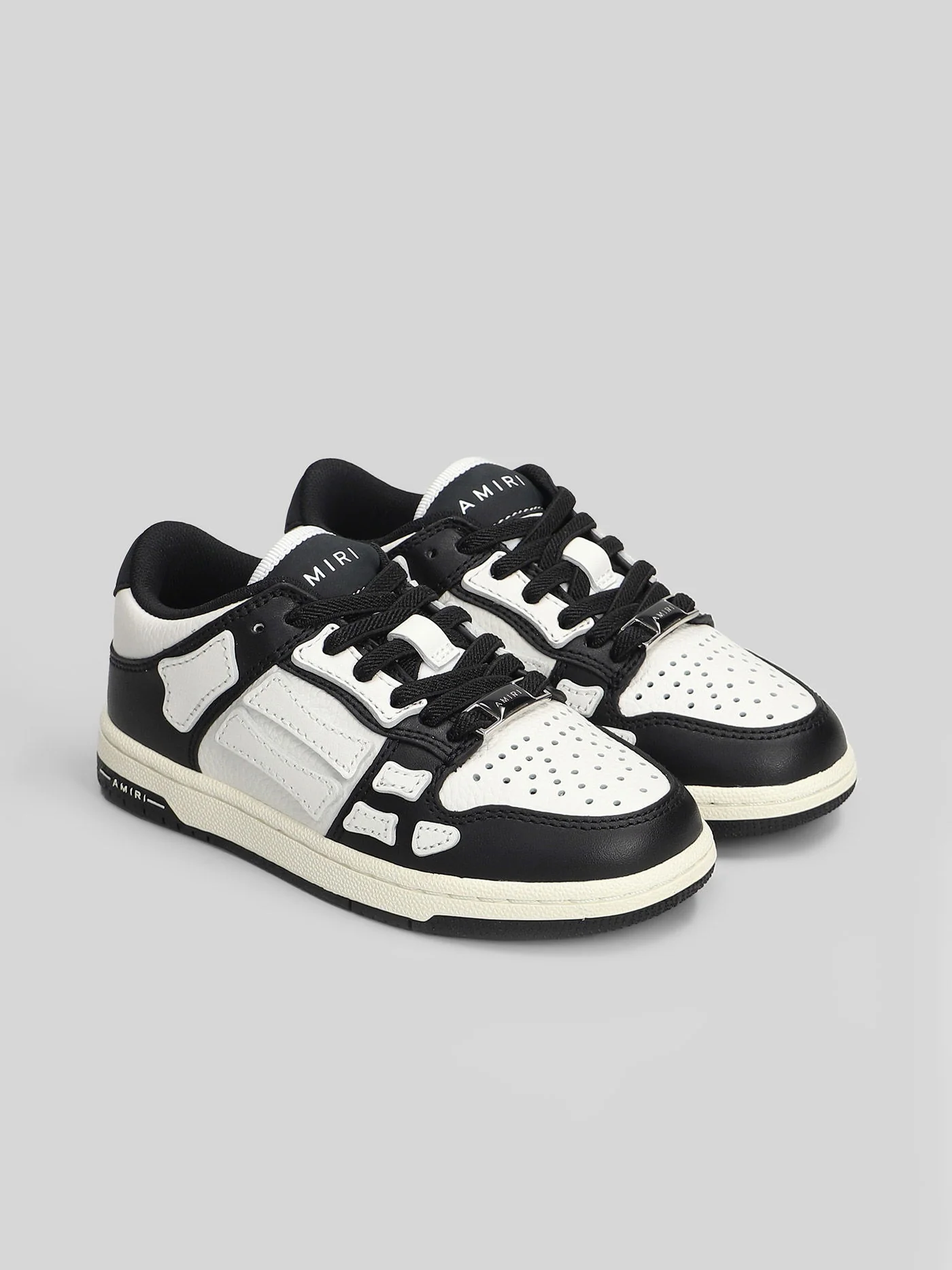 Skel top low Sneakers in white leather - Image 12