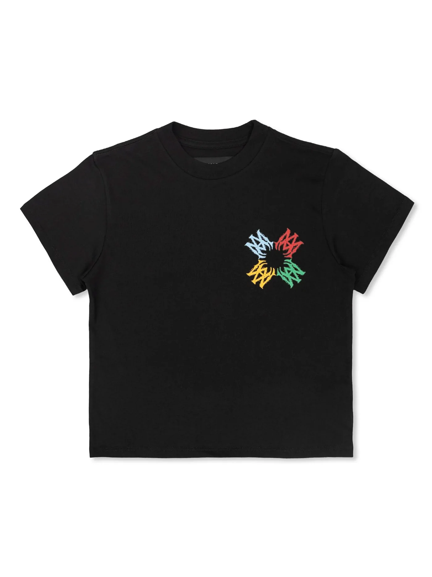 T-Shirt in black cotton