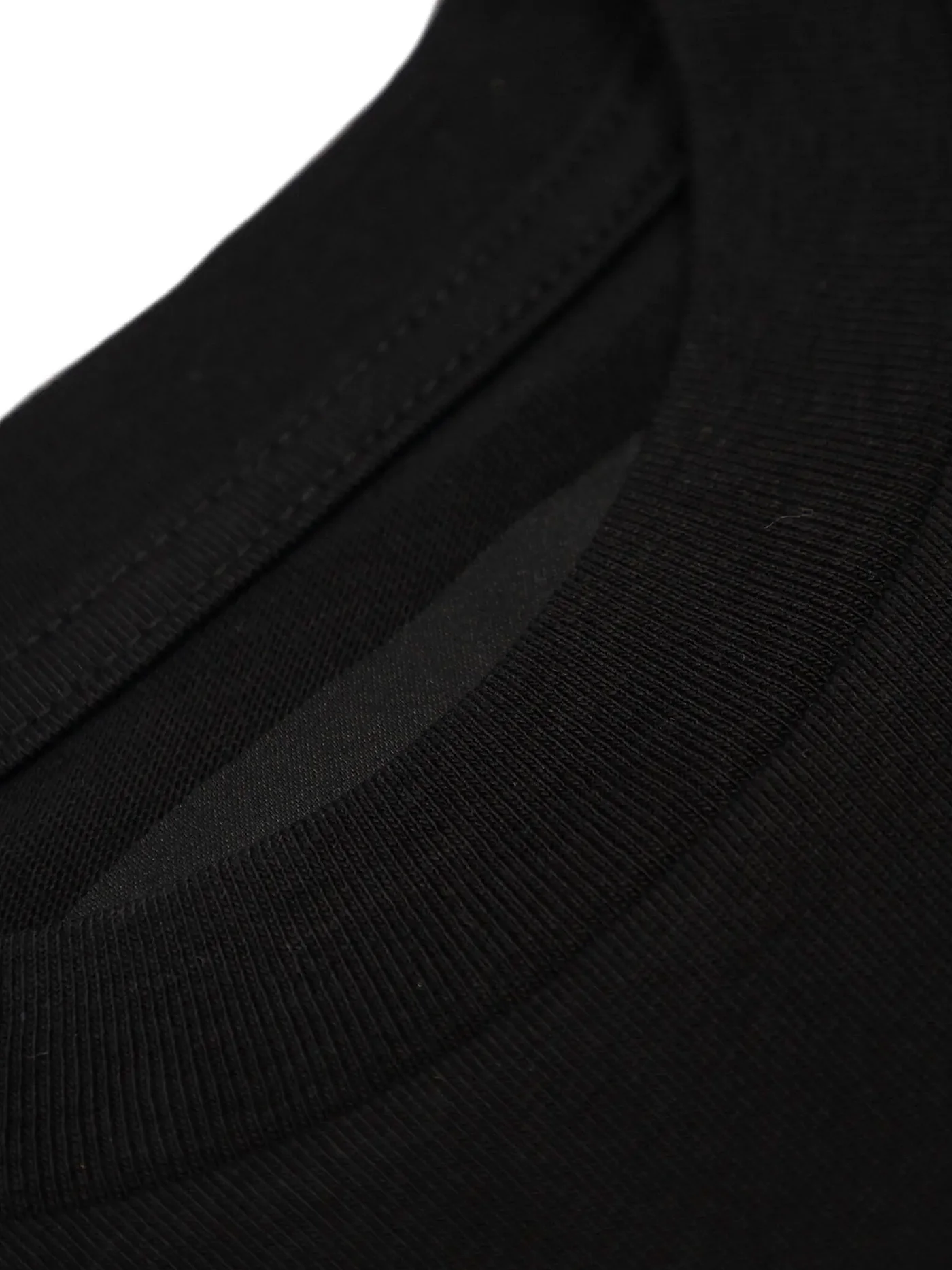 T-Shirt in black cotton - Image 3