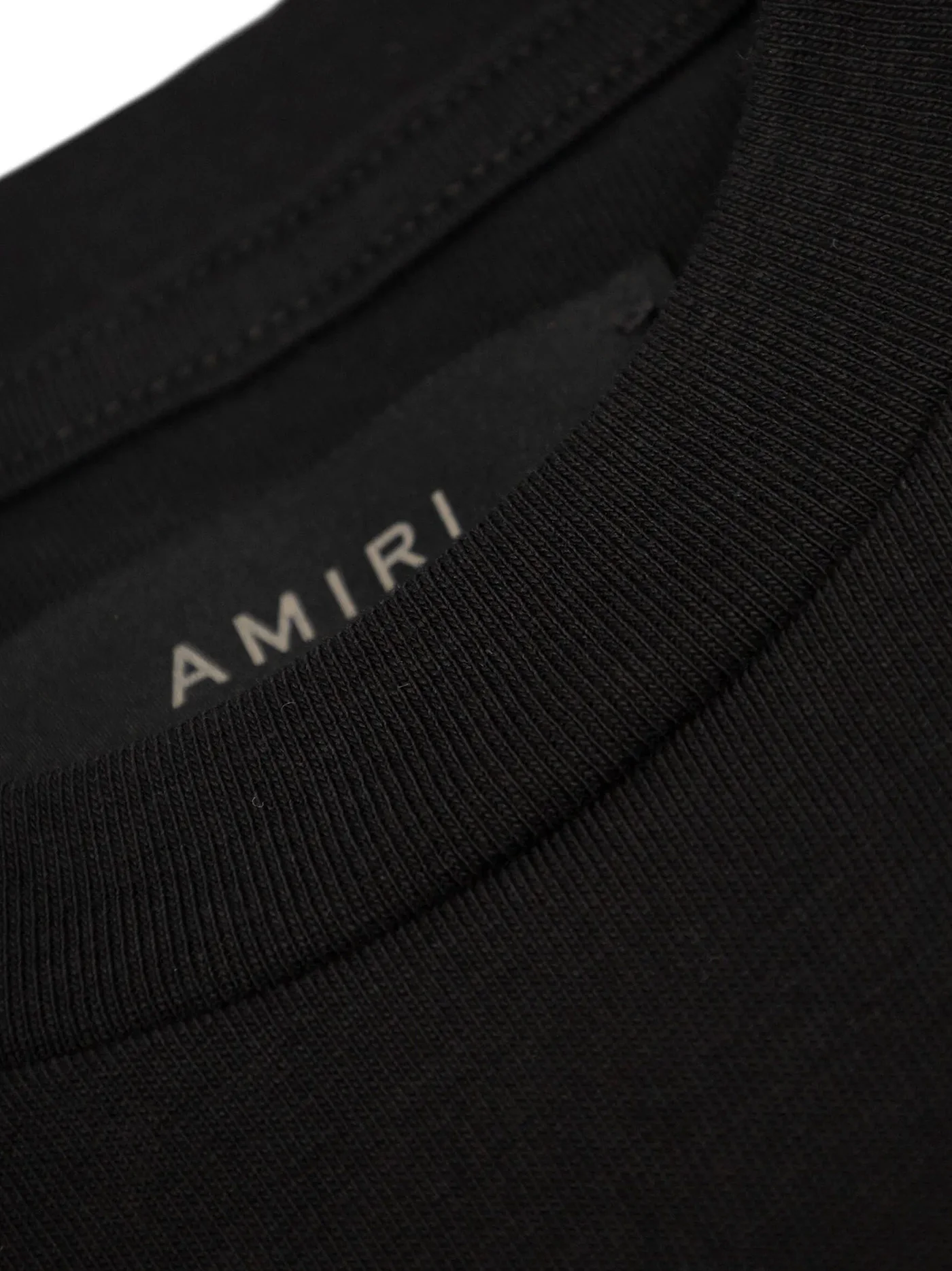 T-Shirt in black cotton - Image 3