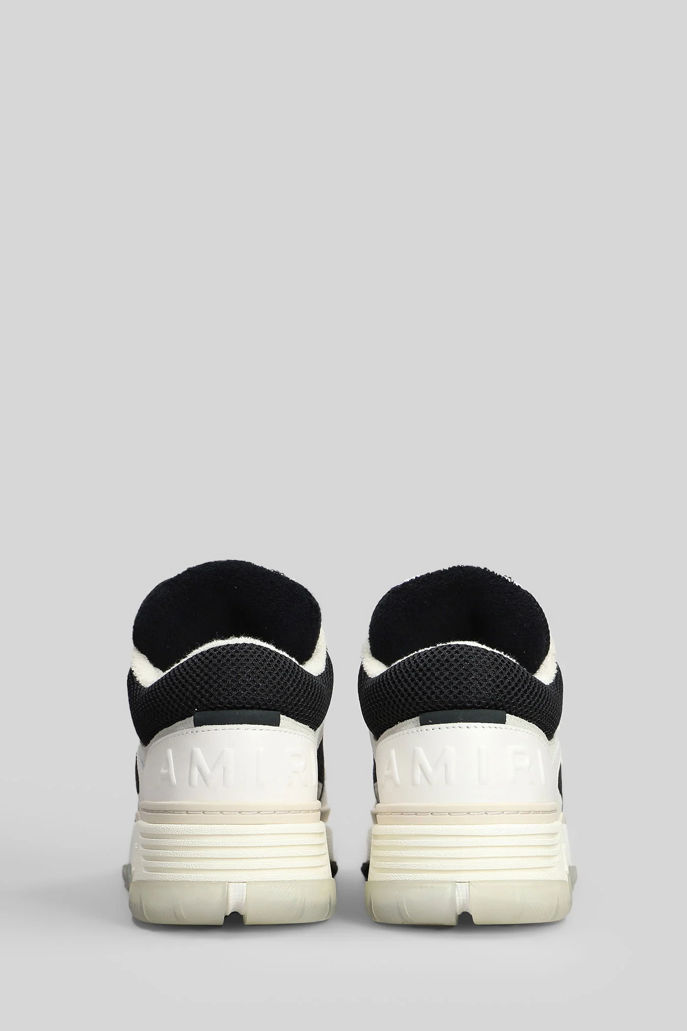 Ma-1 Sneakers in black leather and fabric - Image 4