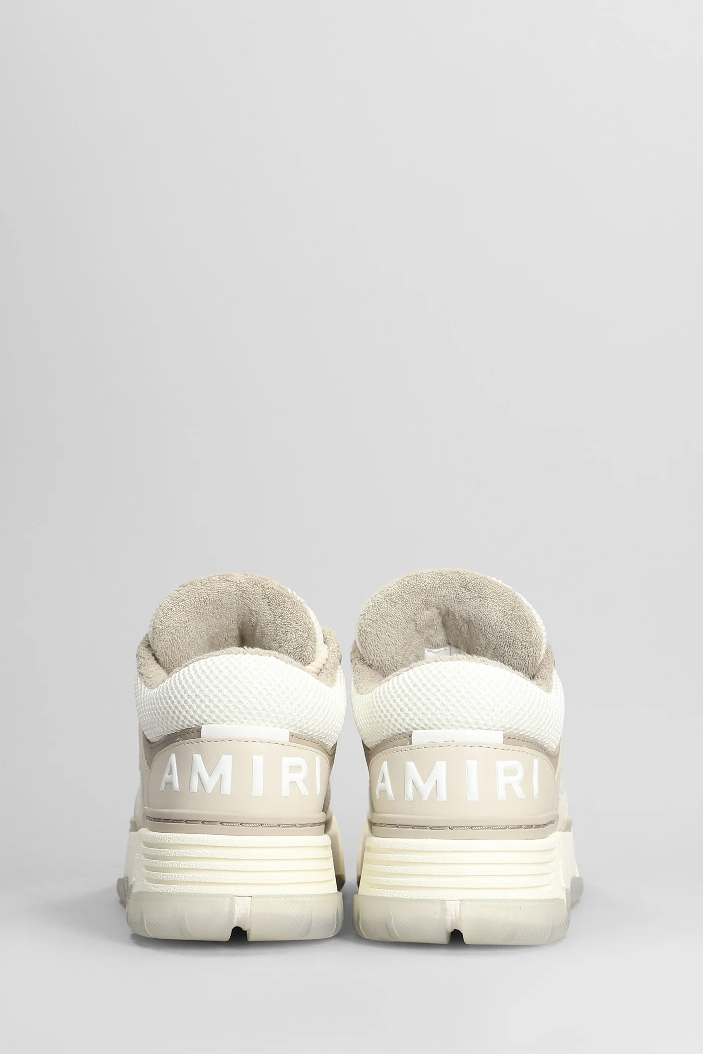 Ma1 Sneakers in beige leather - Image 4