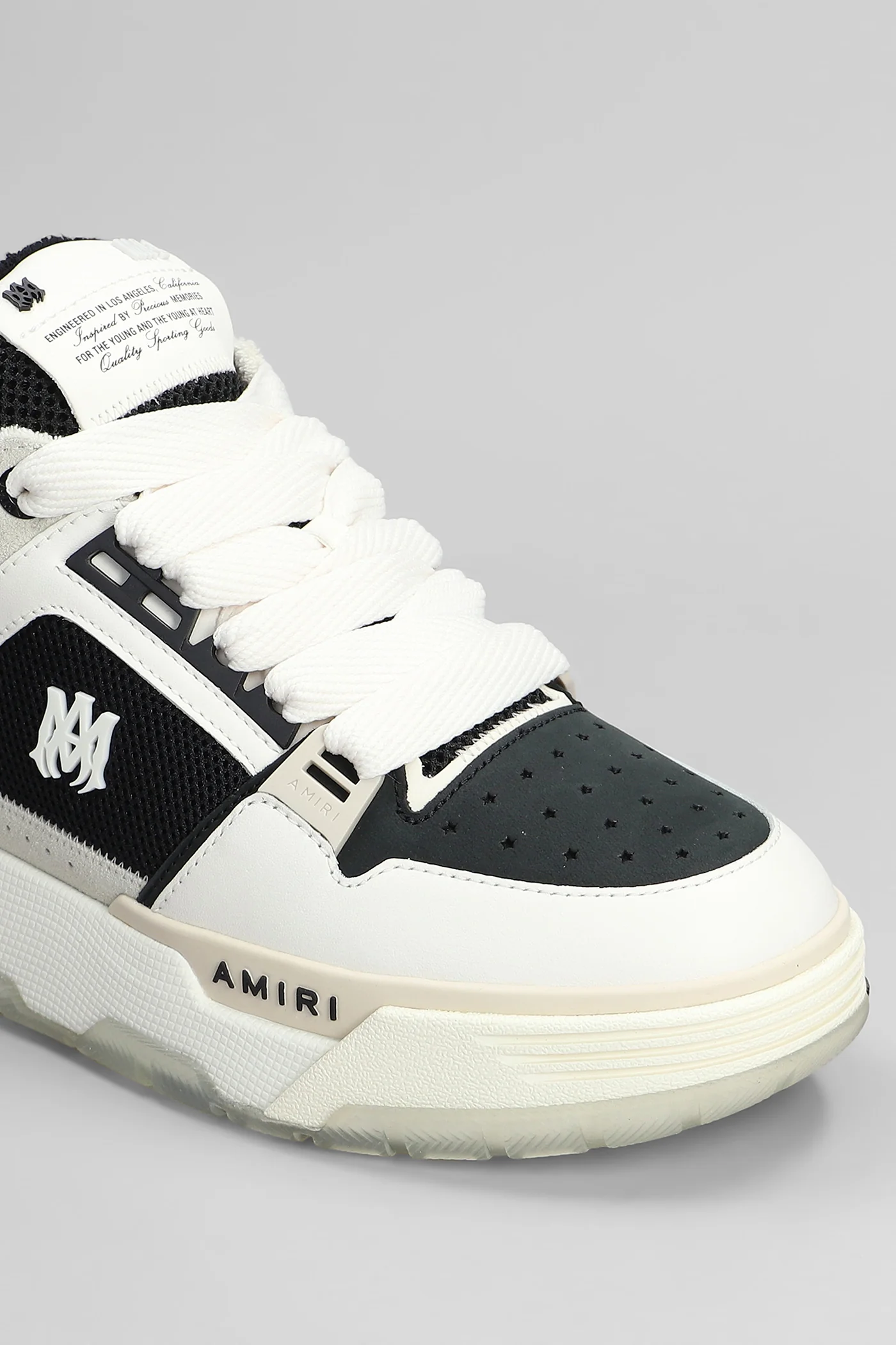Ma1 Sneakers in black leather and fabric - Image 5