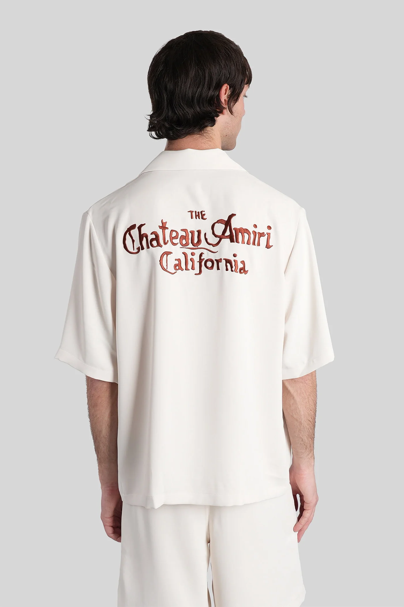 Shirt in beige polyester - Image 3