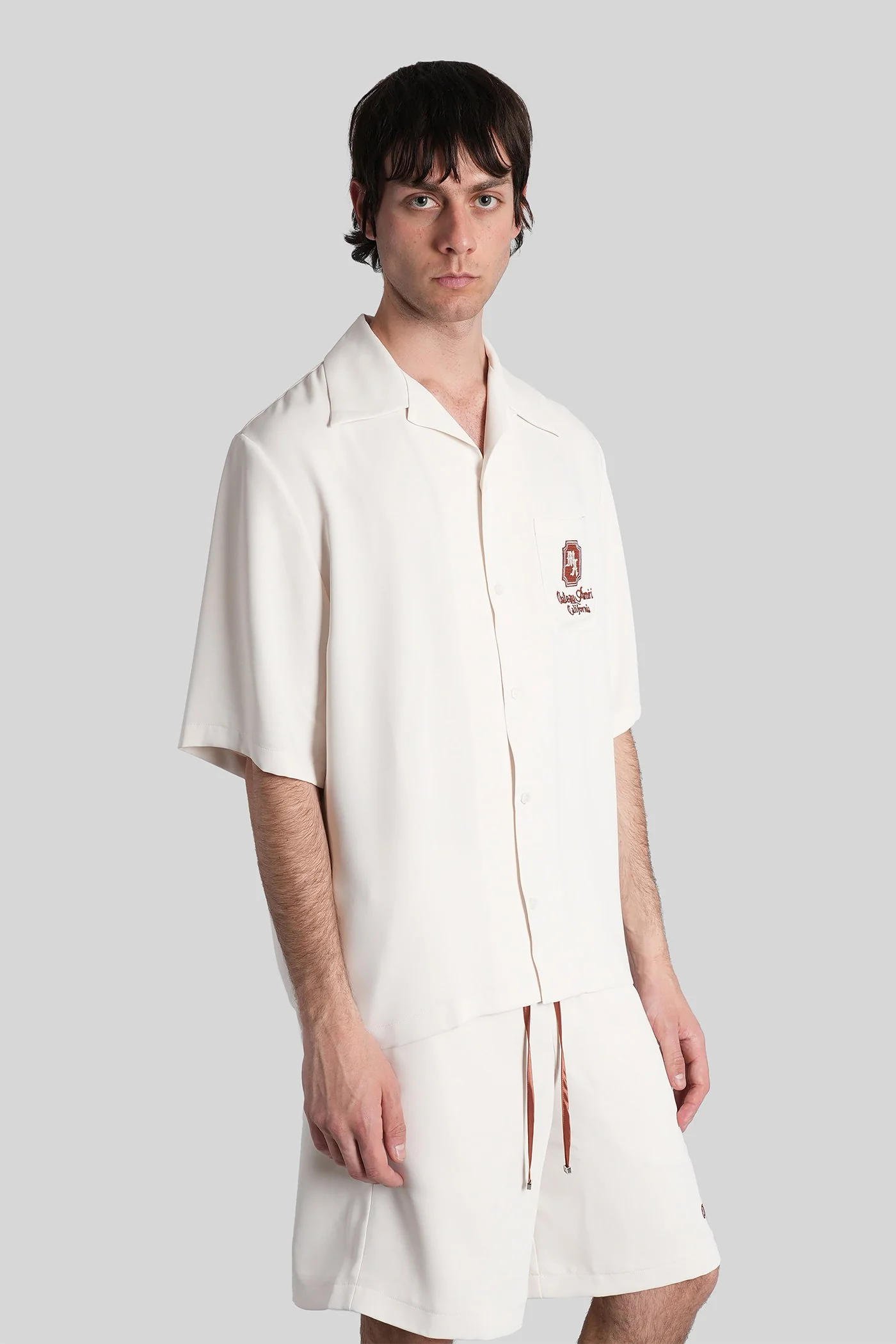 Shirt in beige polyester - Image 4