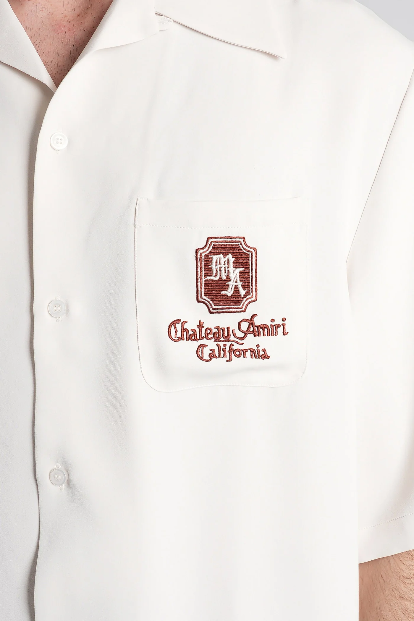 Shirt in beige polyester - Image 5