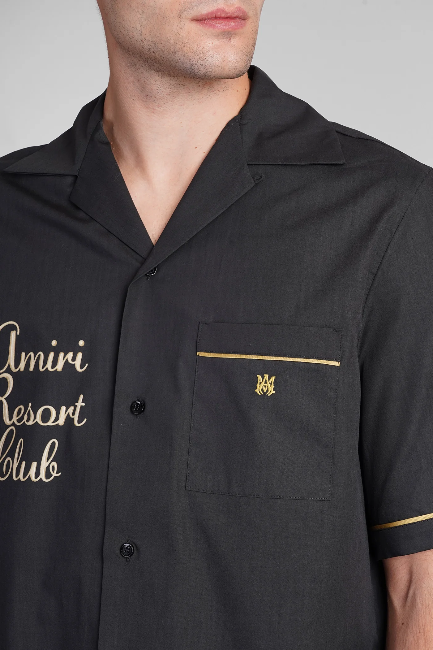 Shirt in black cotton - Image 5