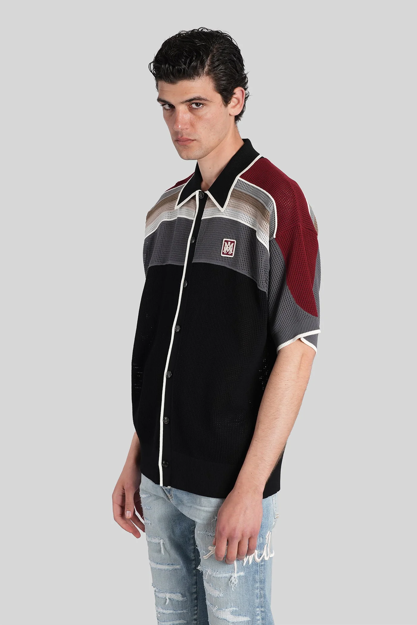 Shirt in black viscose - Image 4