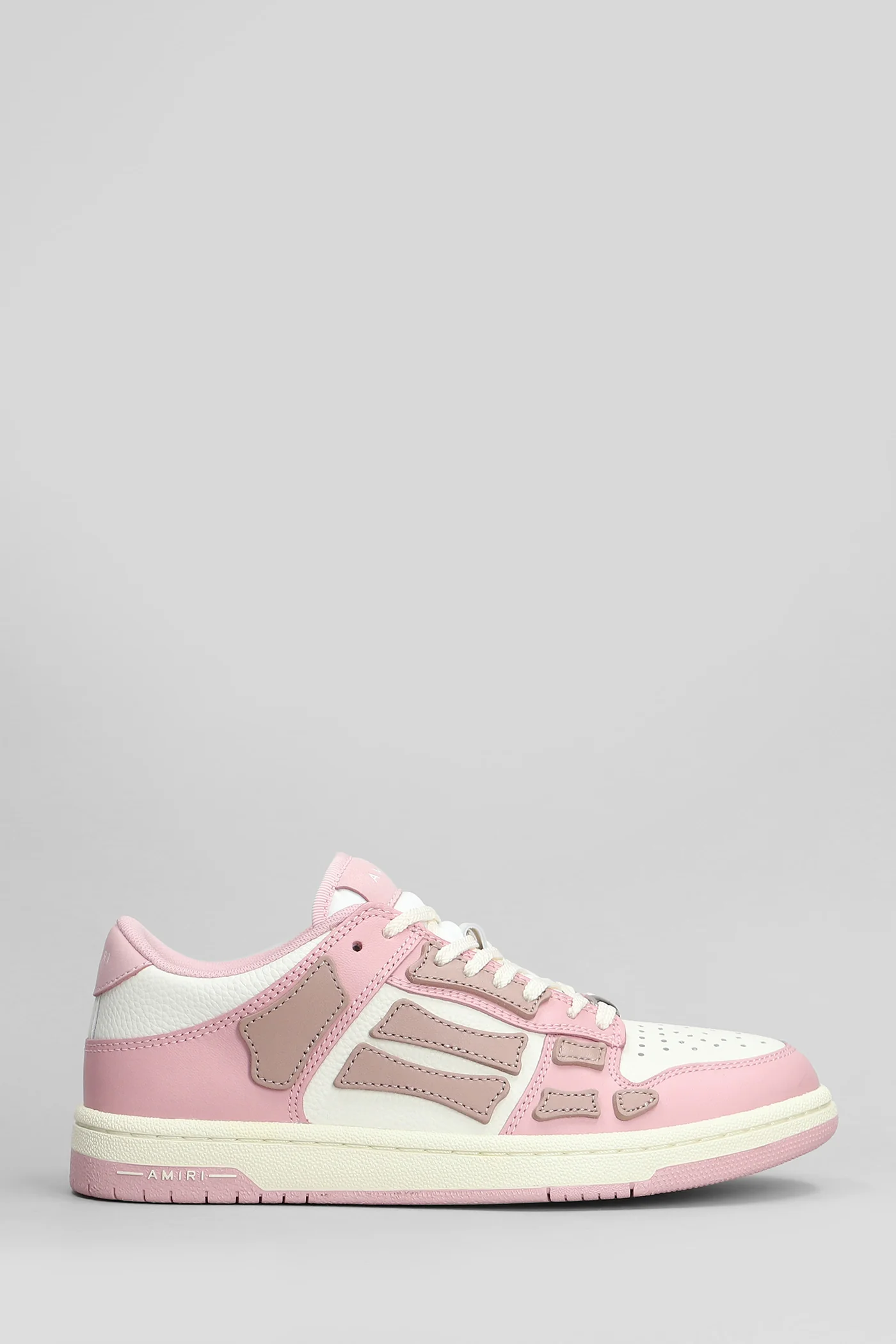 Skel top low Sneakers in rose-pink leather