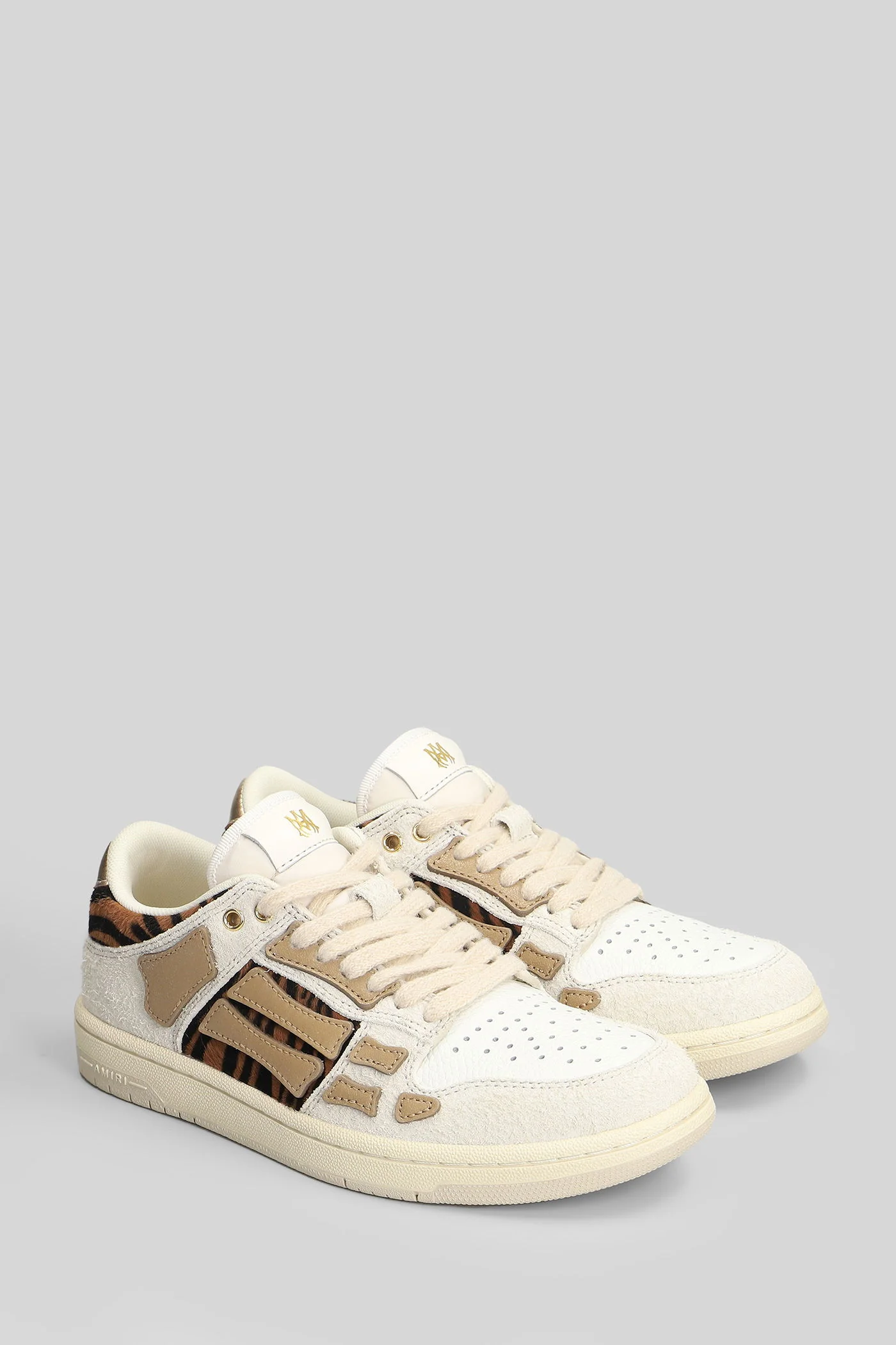 Skel top low Sneakers in white leather - Image 27