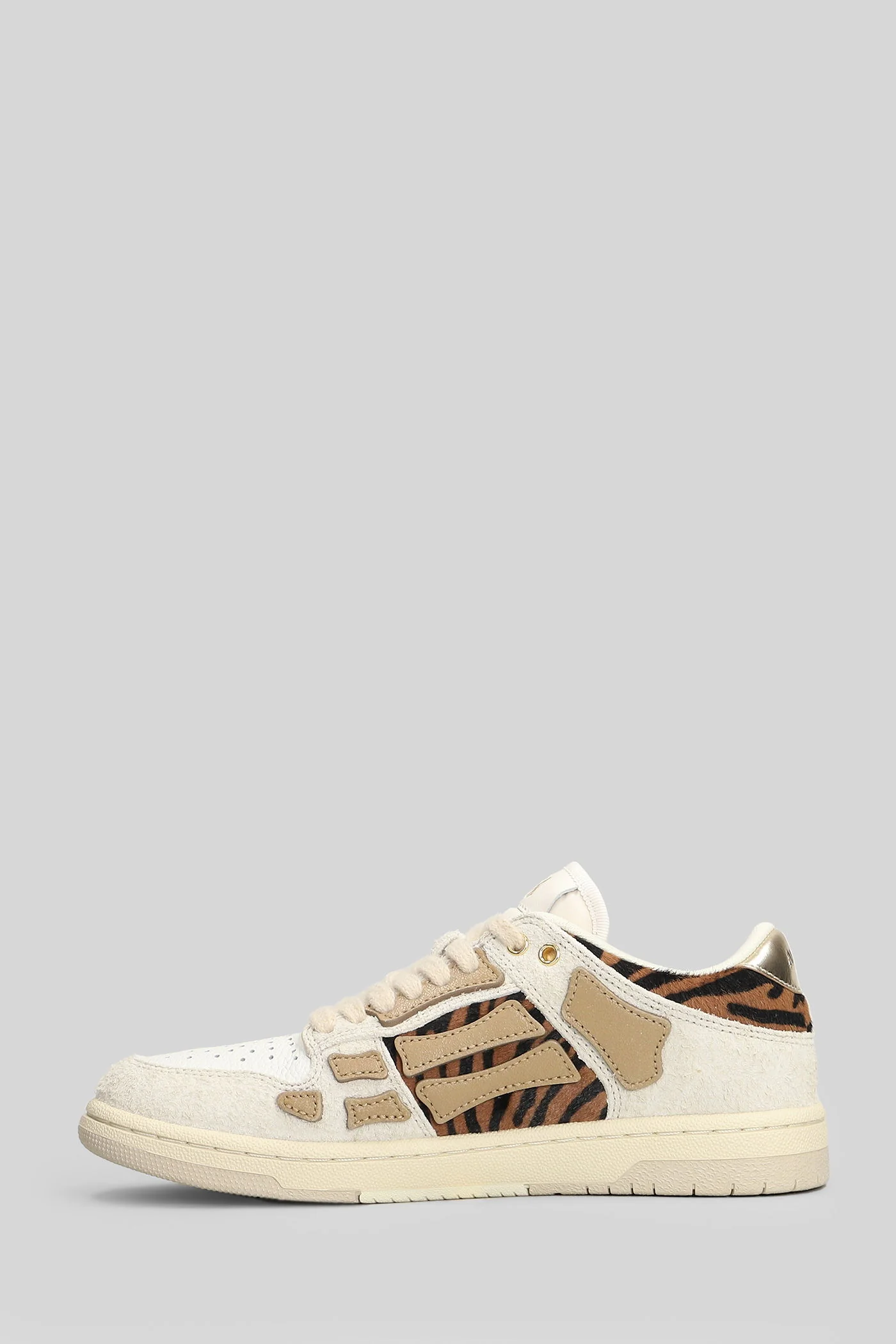 Skel top low Sneakers in white leather - Image 3
