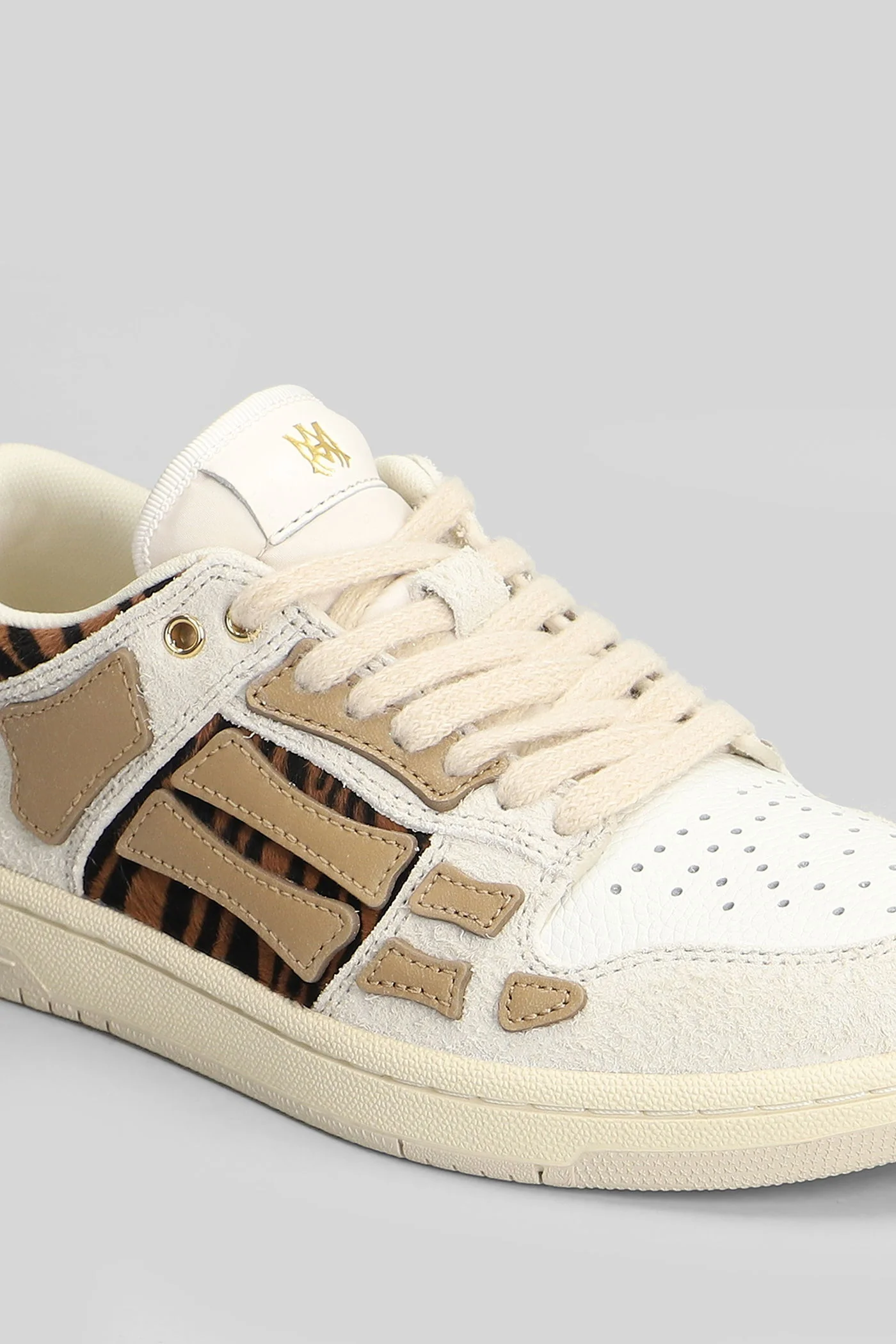 Skel top low Sneakers in white leather - Image 85