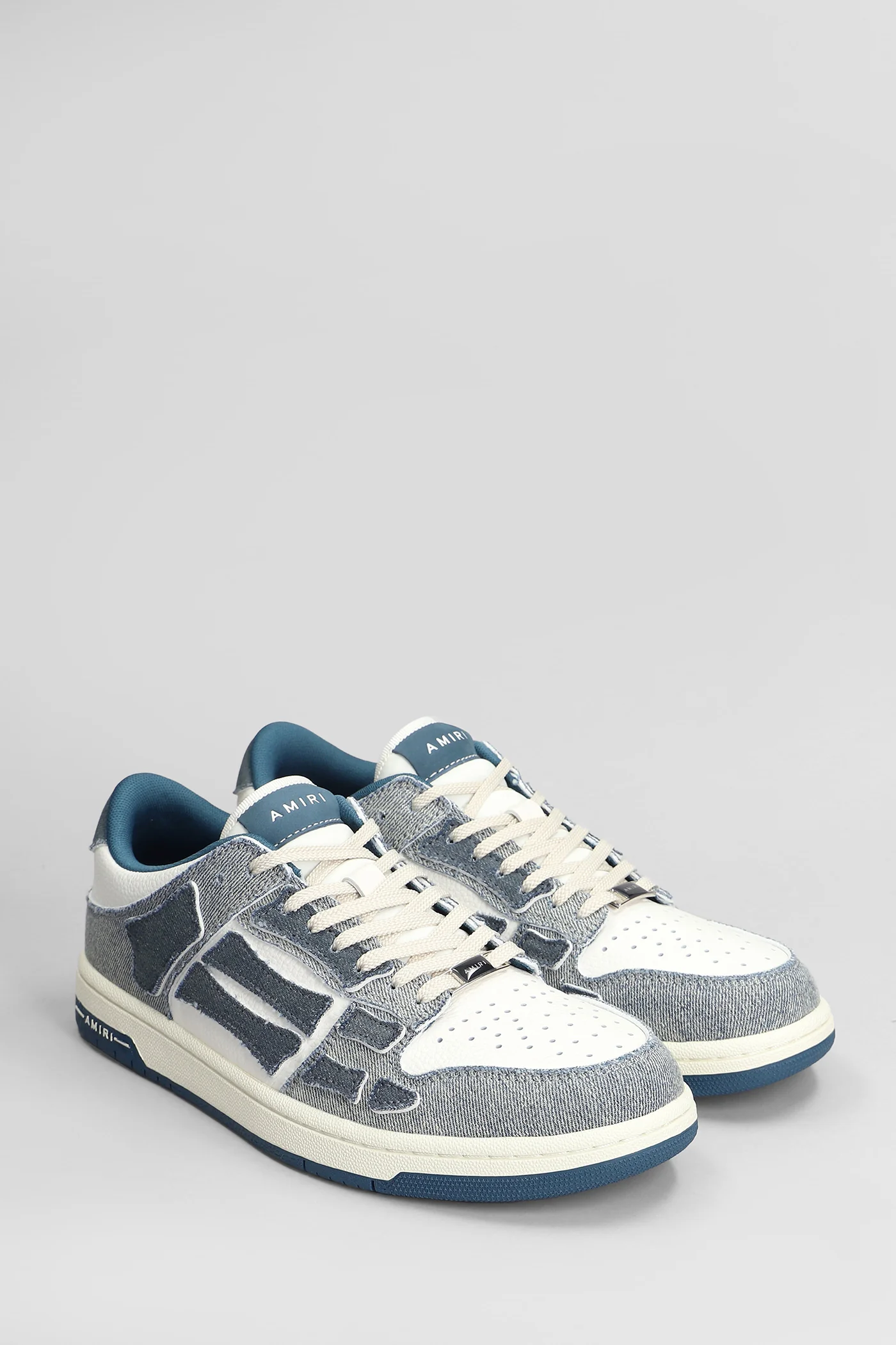 Skel top Sneakers in white cotton - Image 2