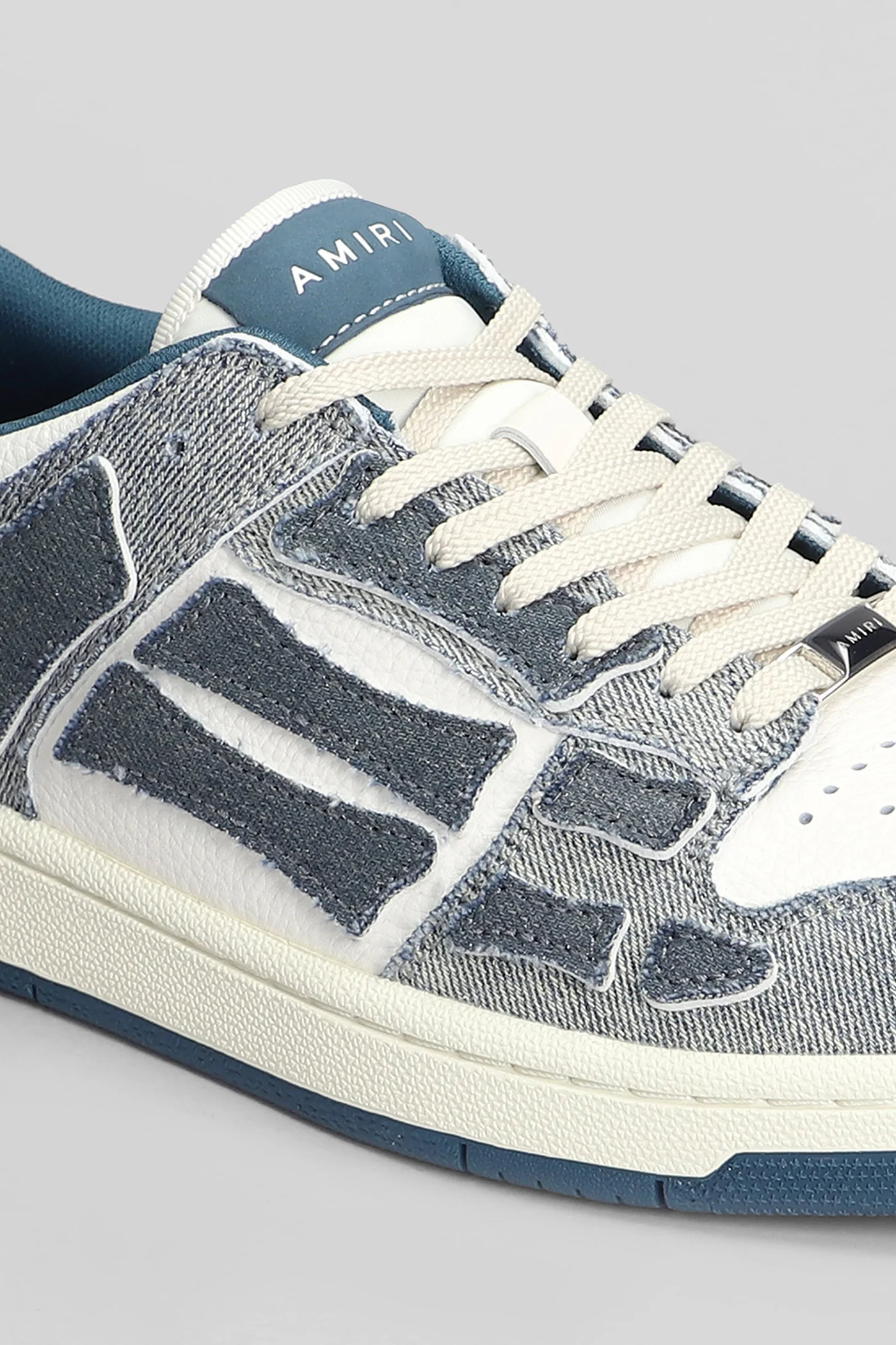 Skel top Sneakers in white cotton - Image 5