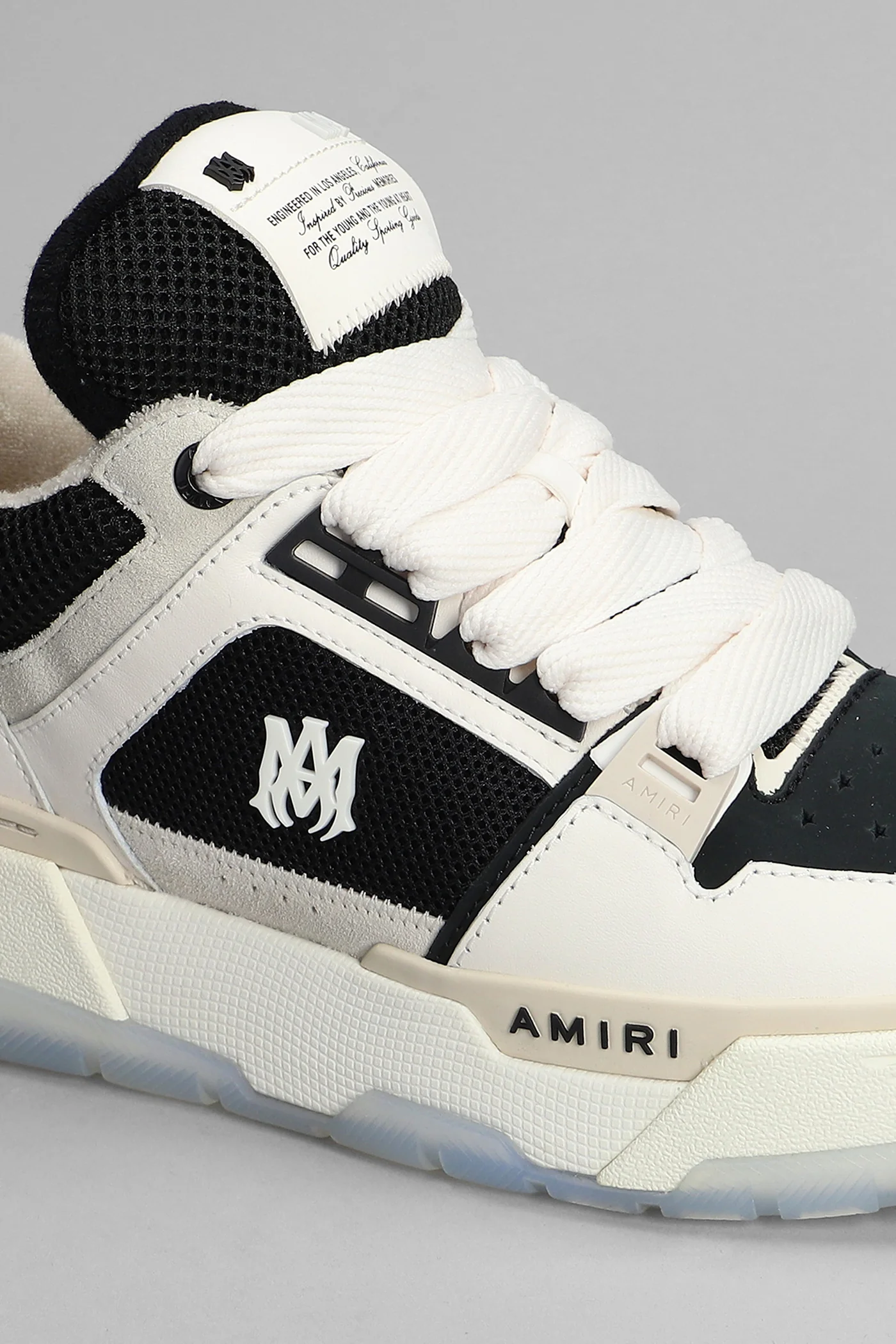 Sneakers in white leather - Image 5