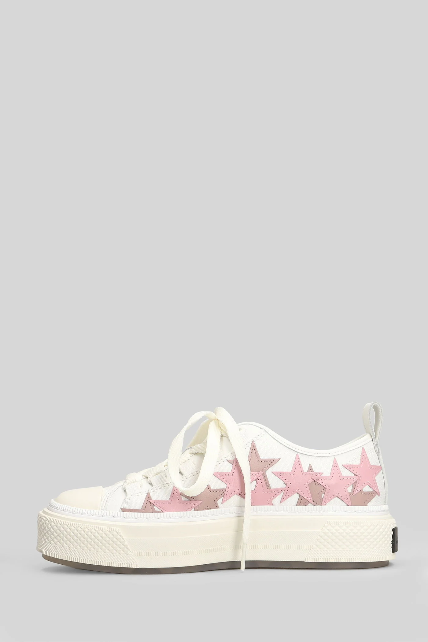 Stars court low Sneakers in white cotton - Image 3