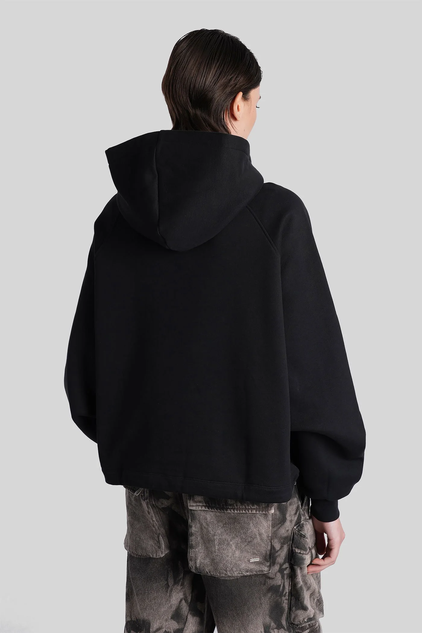 Sweatshirt in black cotton - Image 3