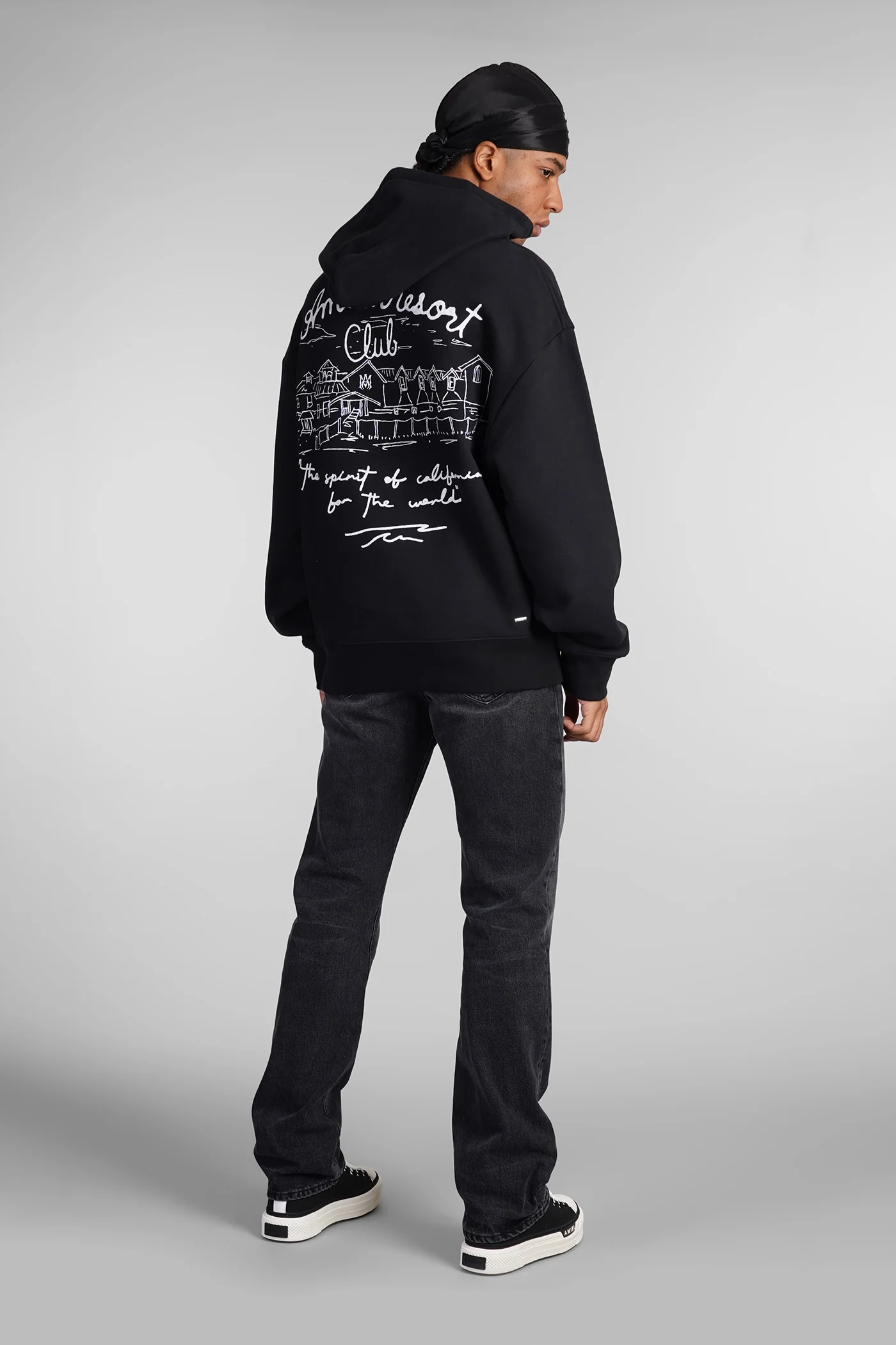 Sweatshirt in black cotton - Image 2