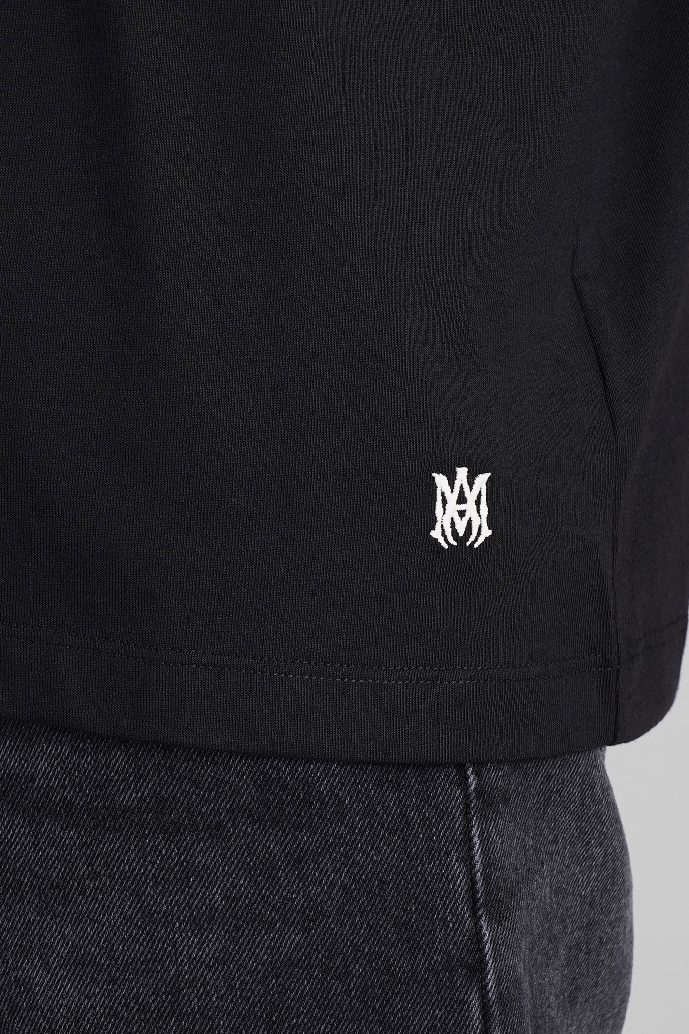 T-Shirt in black cotton - Image 5
