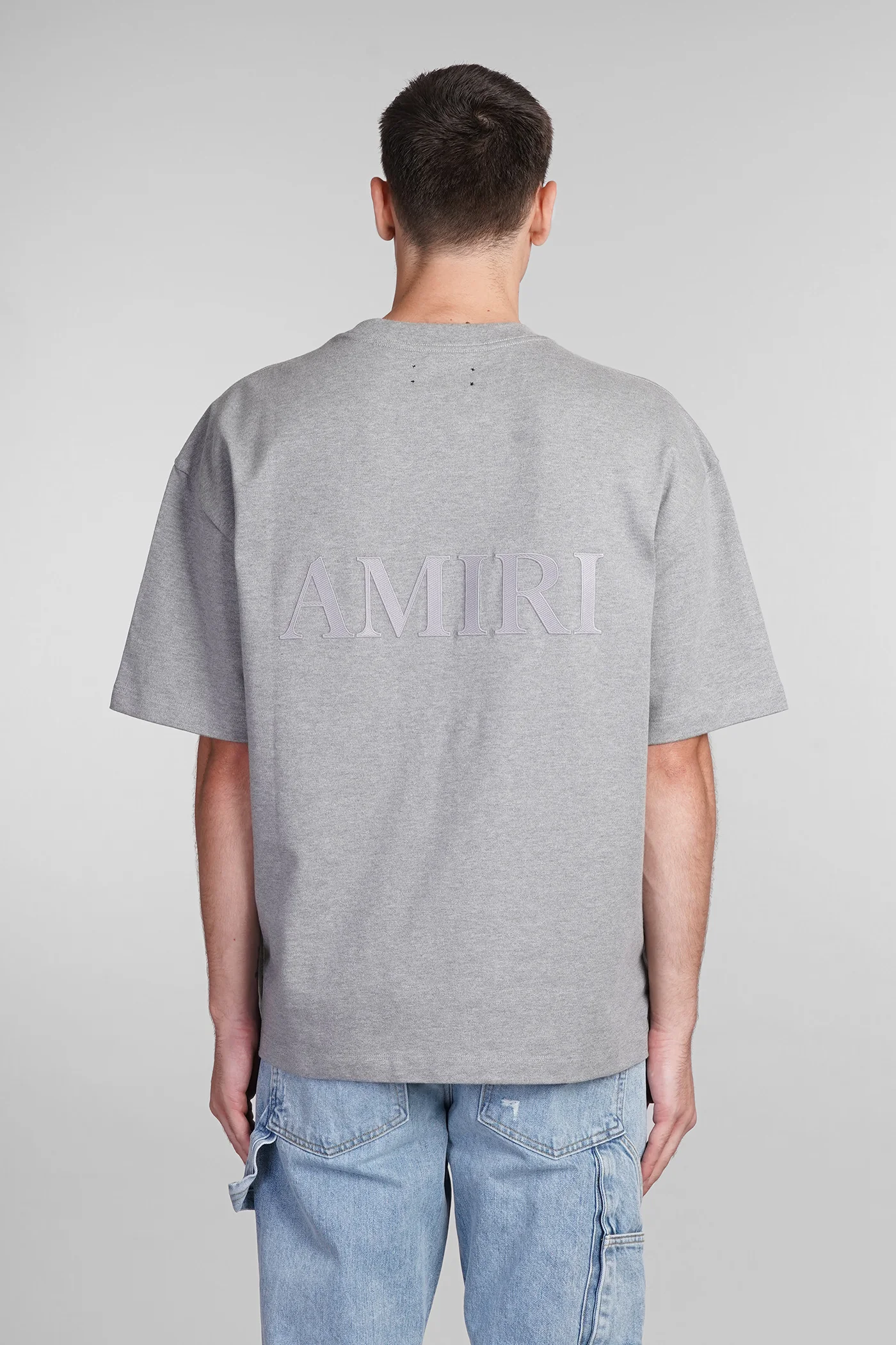 T-Shirt in grey cotton - Image 3