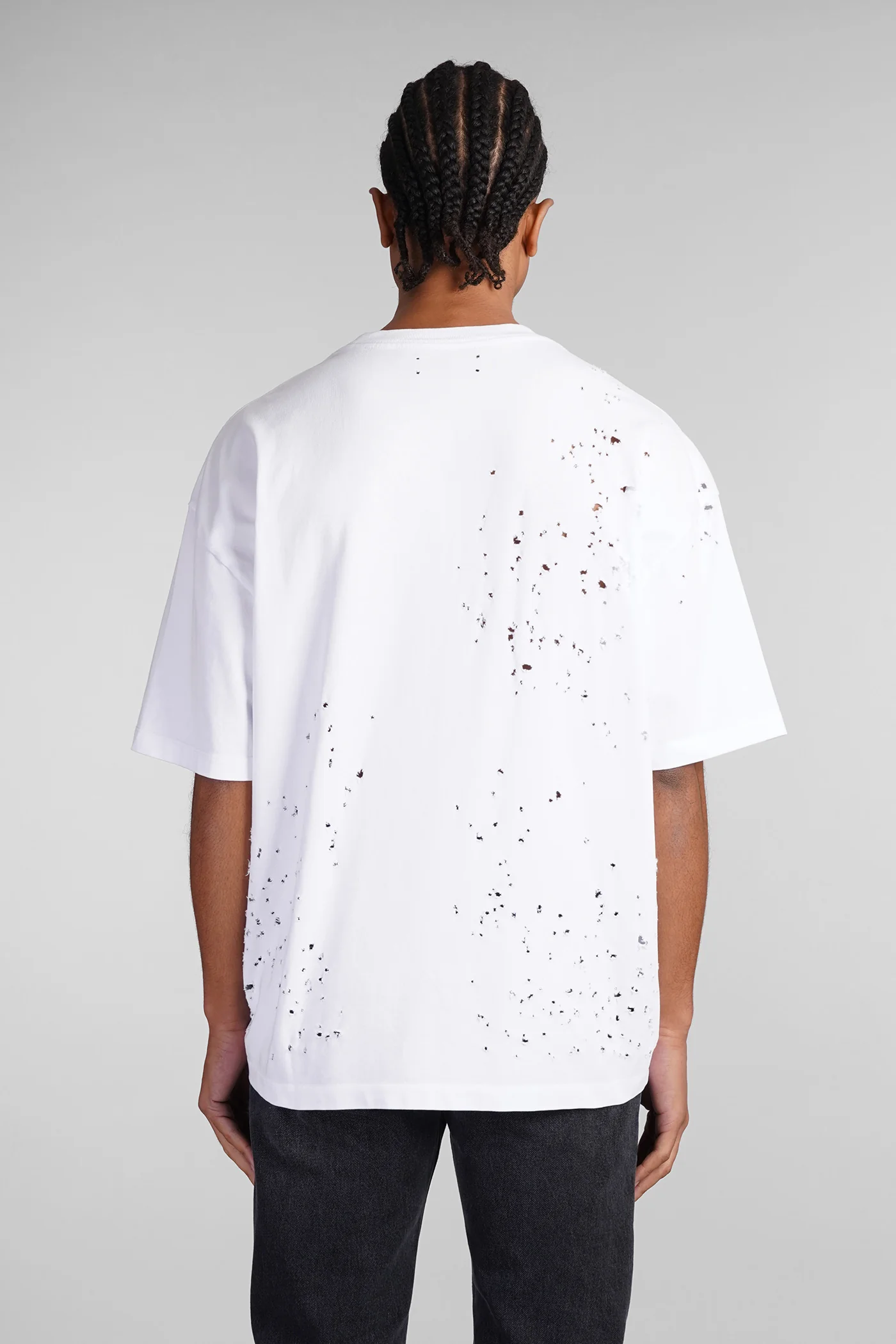 T-Shirt in white cotton - Image 3