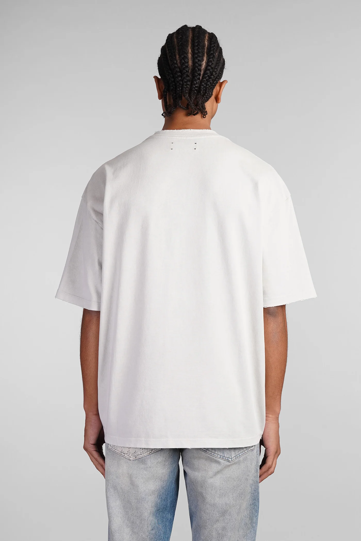 T-Shirt in white cotton - Image 3